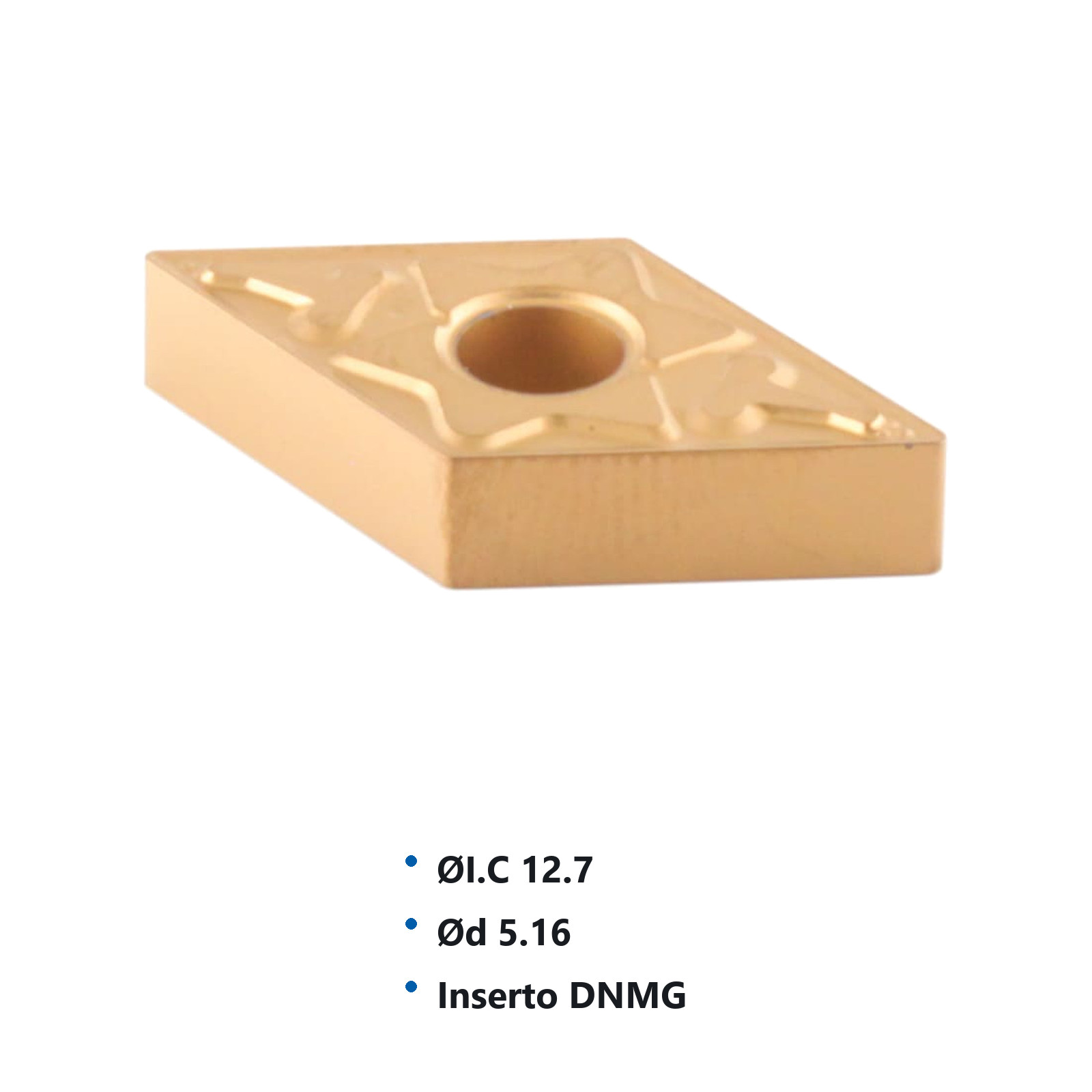 INSERTO DNMG431-MAL P20 M20 (Precio x pieza - Empaque c/10 pzas) - Imagen 3