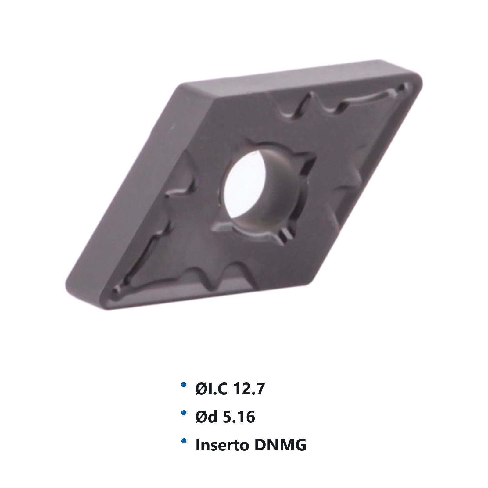 INSERTO DNMG432-MAL P20 M30 (Precio x pieza - Empaque c/10 pzas) - Imagen 3