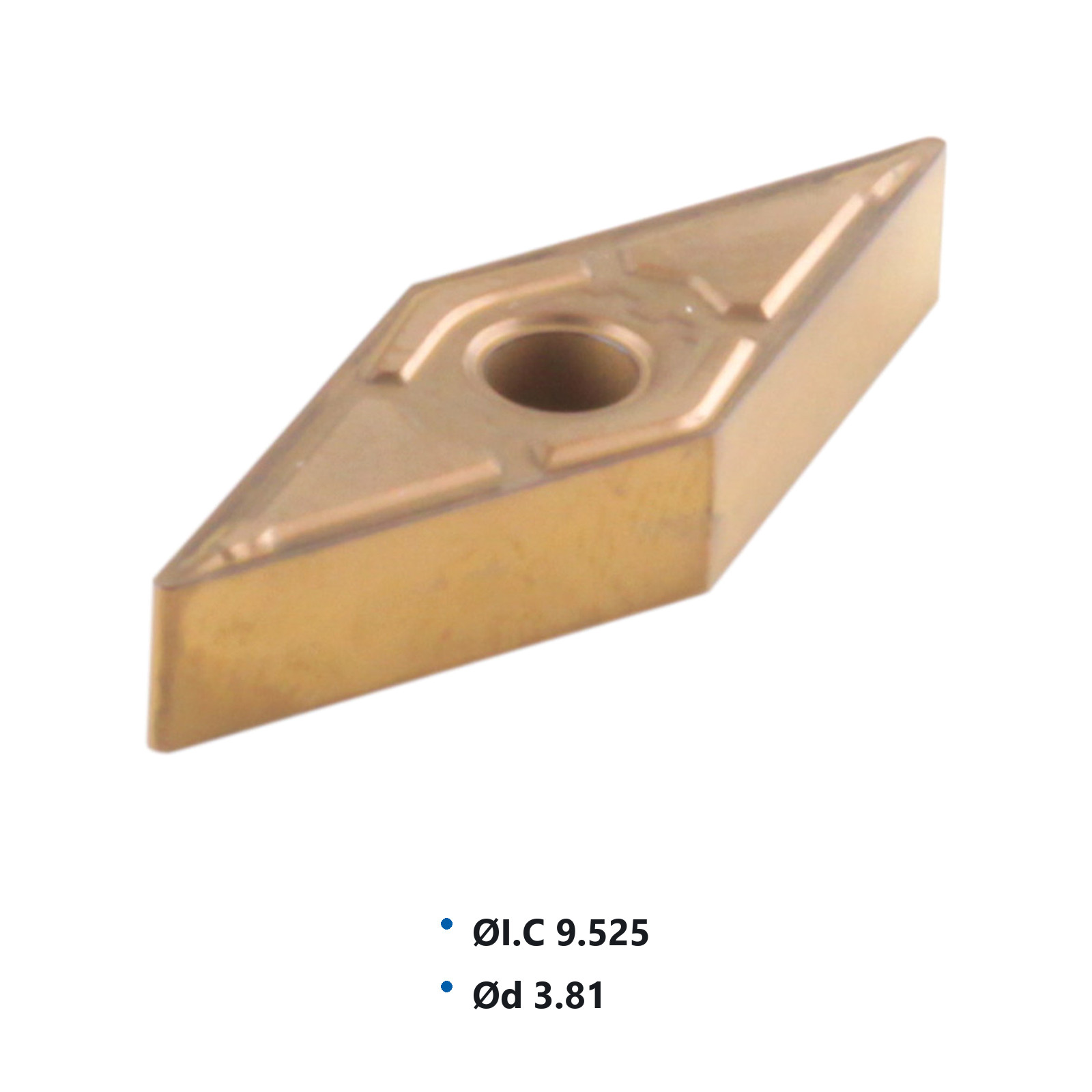 INSERTO VNMG331-MAL P25 M20 (Precio x pieza - Empaque c/10 pzas) - Imagen 3