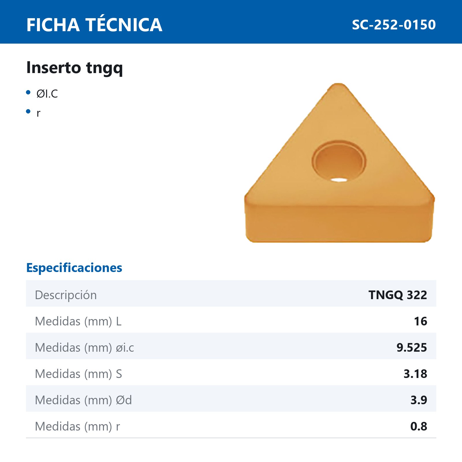 INSERTO TNGQ322 - Imagen 2