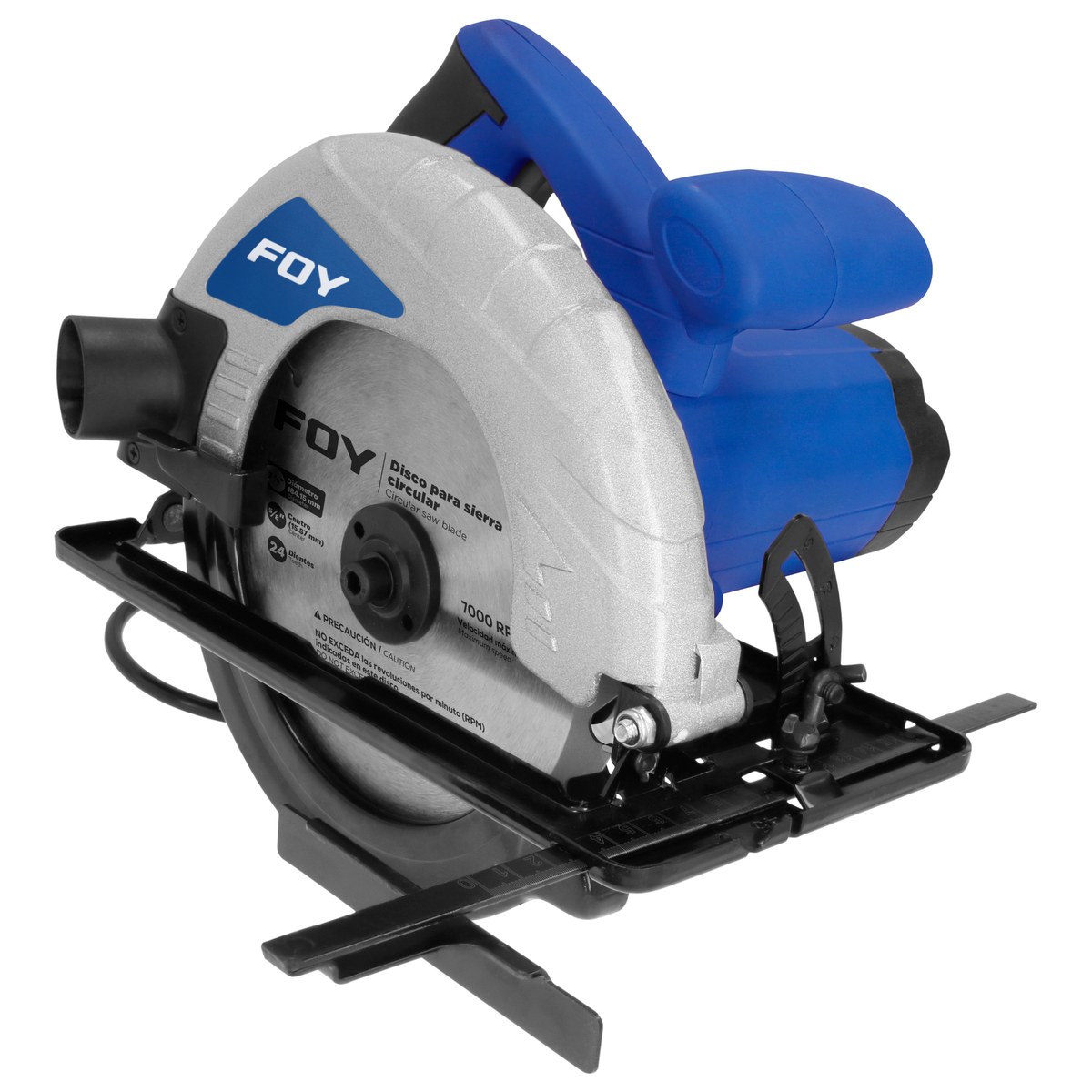 Sierra circular 7-1/4" 1,200 W 120 V , 0 - 4,500 RPM Foy