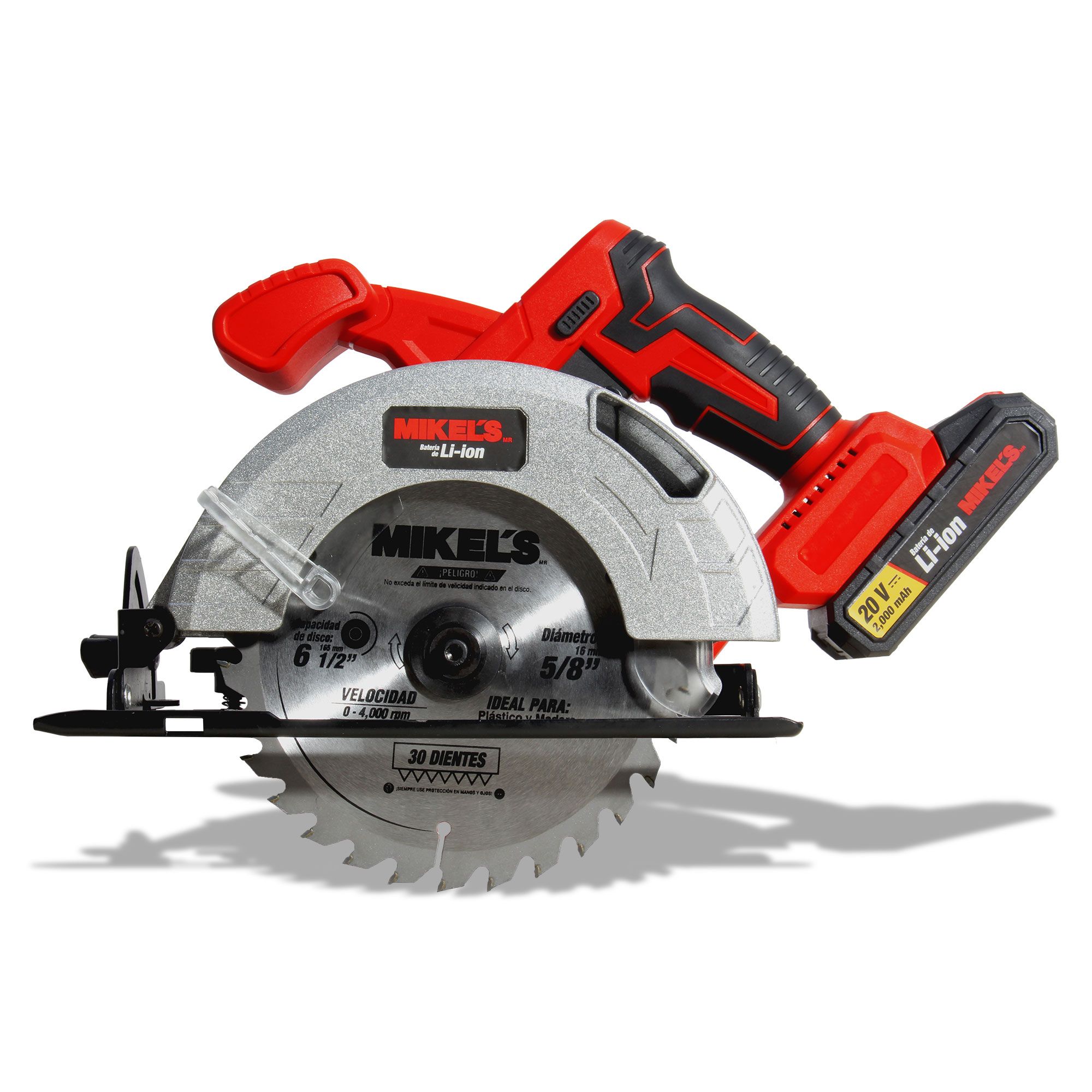 MIKELS SCII-20 Sierra circular inalámbrica profesional (20 V) - Imagen 2