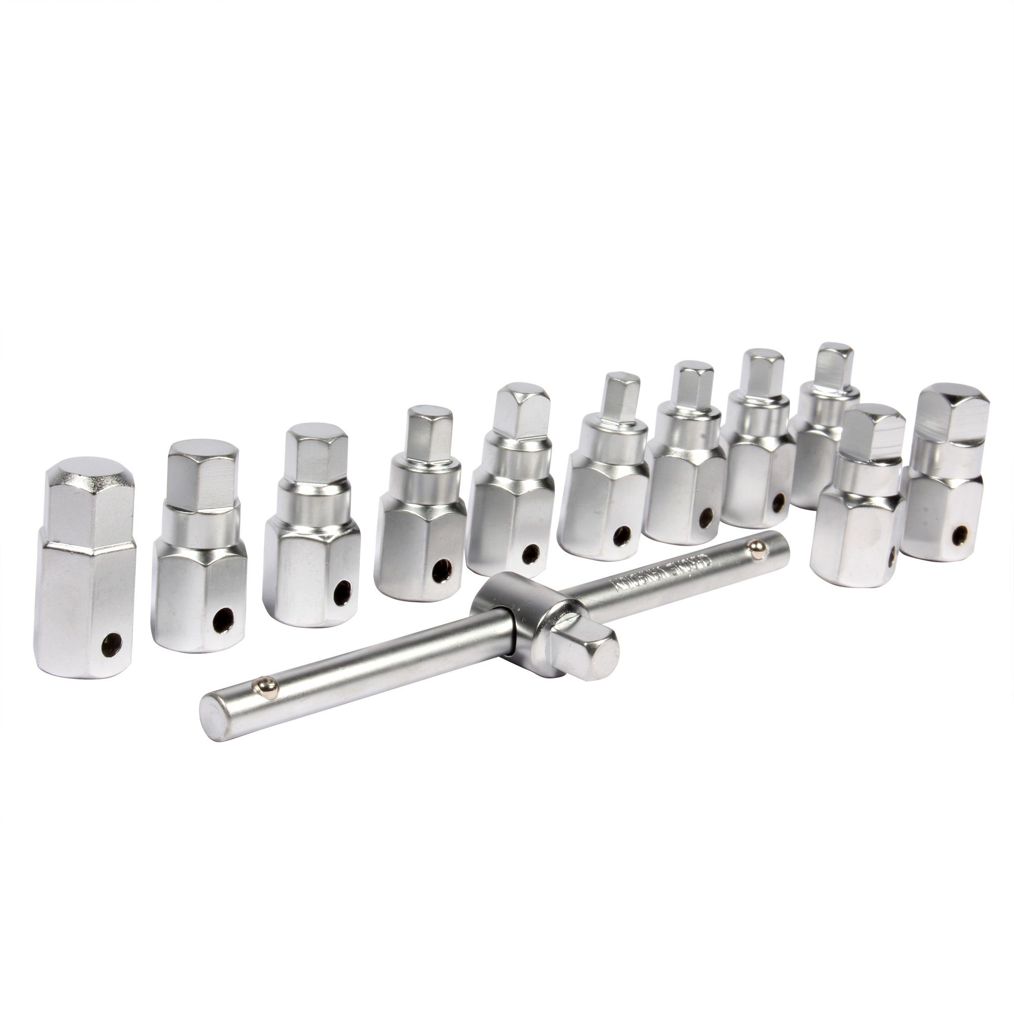 MIKELS SDHDA-12 Kit juego de dados y llaves 3/8" para tapón de carter - Imagen 2