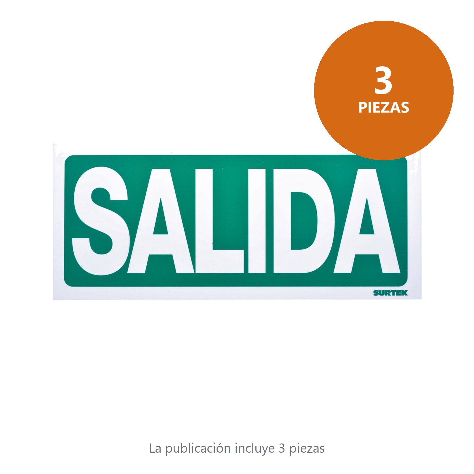 Señal "Salida" Surtek - Imagen 2
