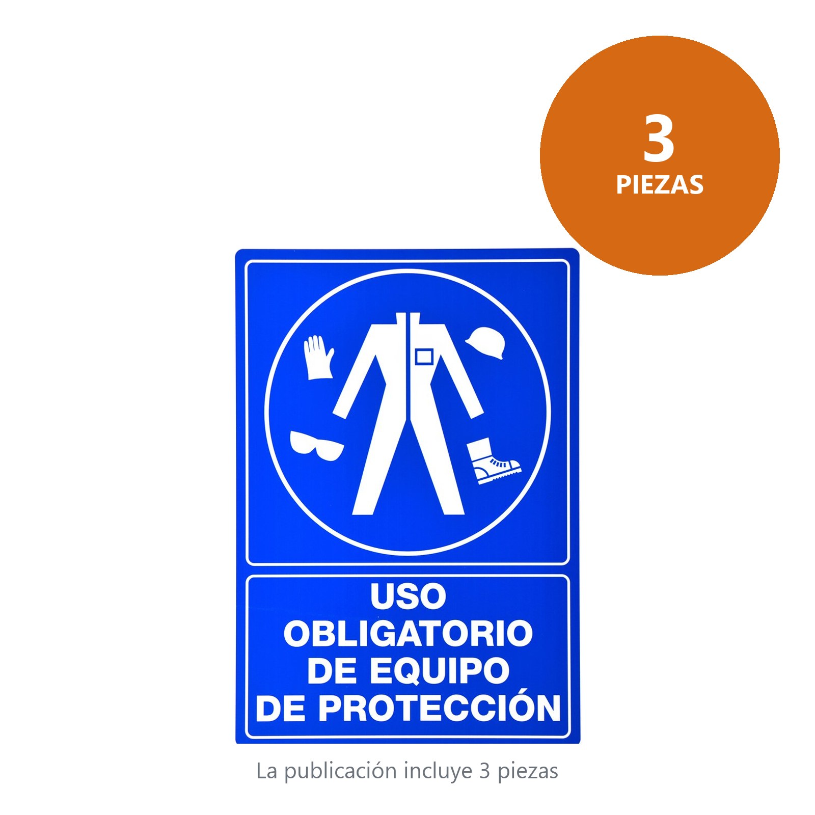 Señal "Uso obligatorio de equipo de protección" Surtek - Imagen 2