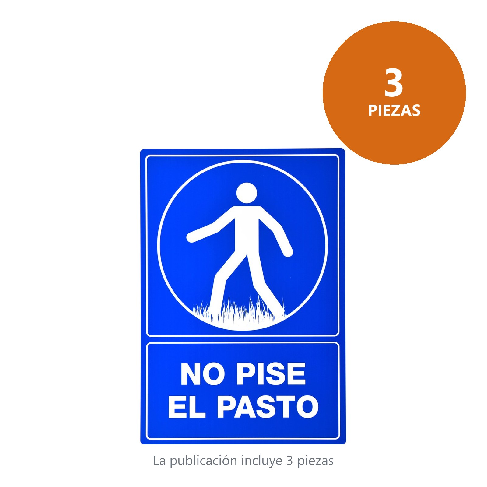 Señal "No pise el pasto" Surtek - Imagen 2