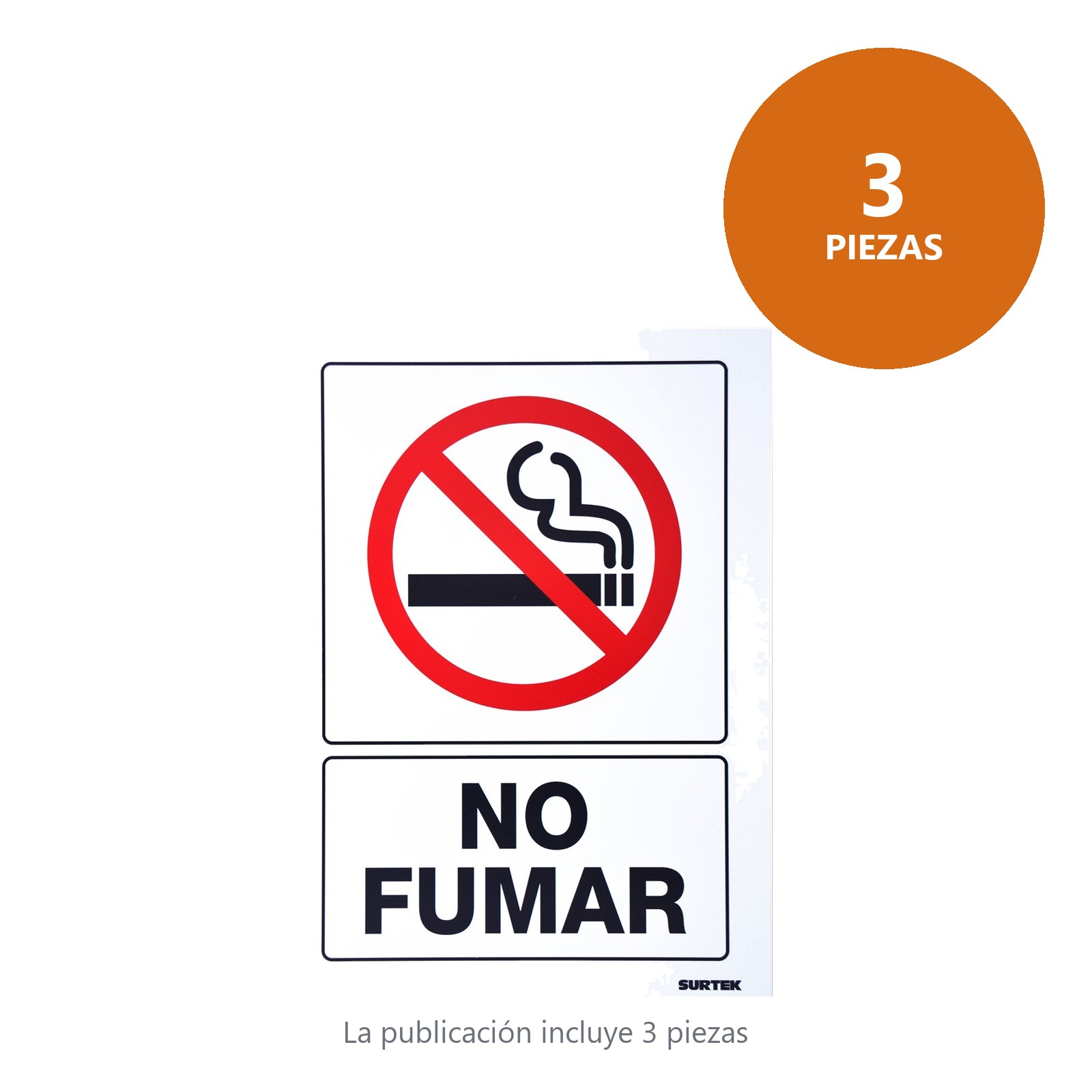 Señal "No fumar" Surtek - Imagen 2