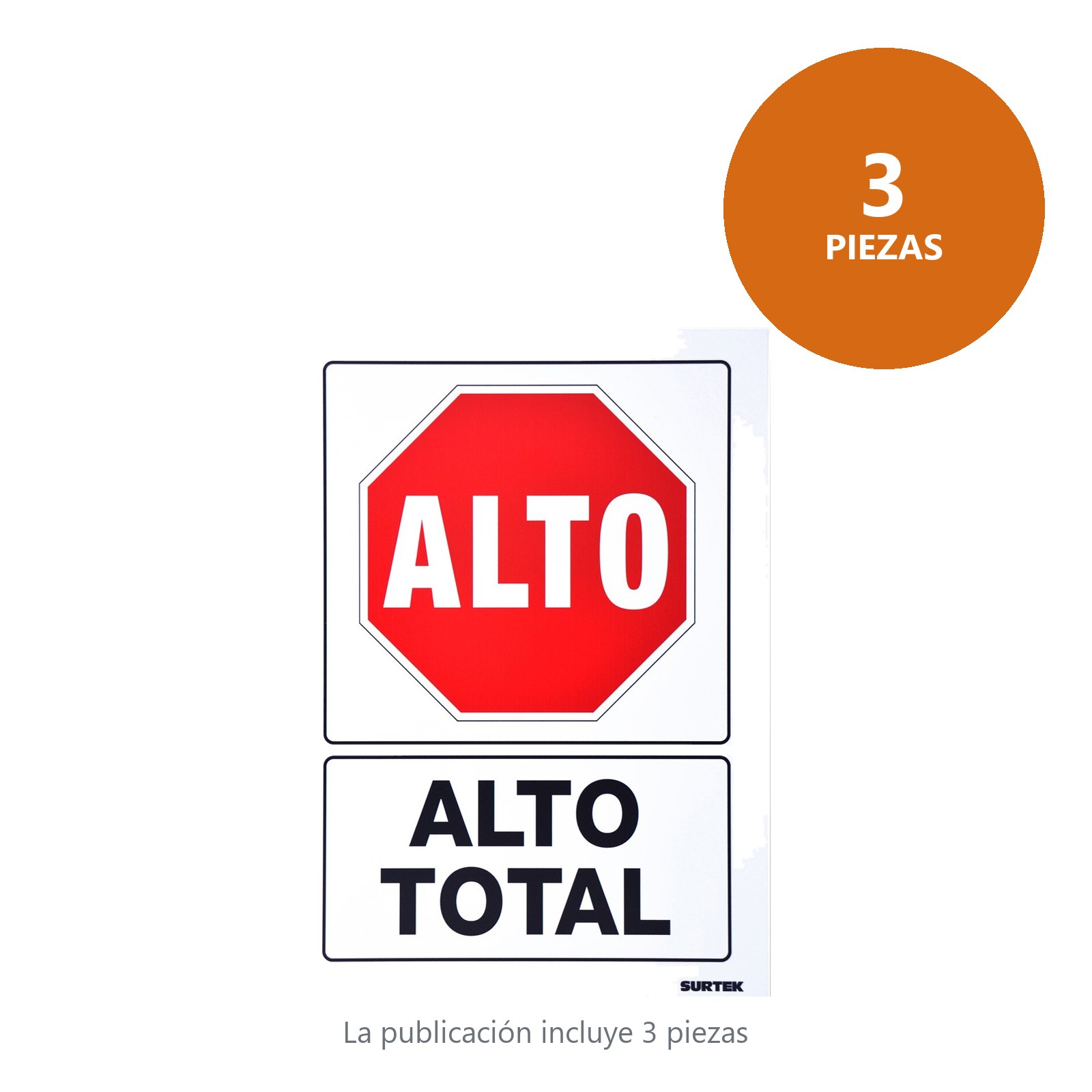 Señal "Alto total" Surtek - Imagen 2
