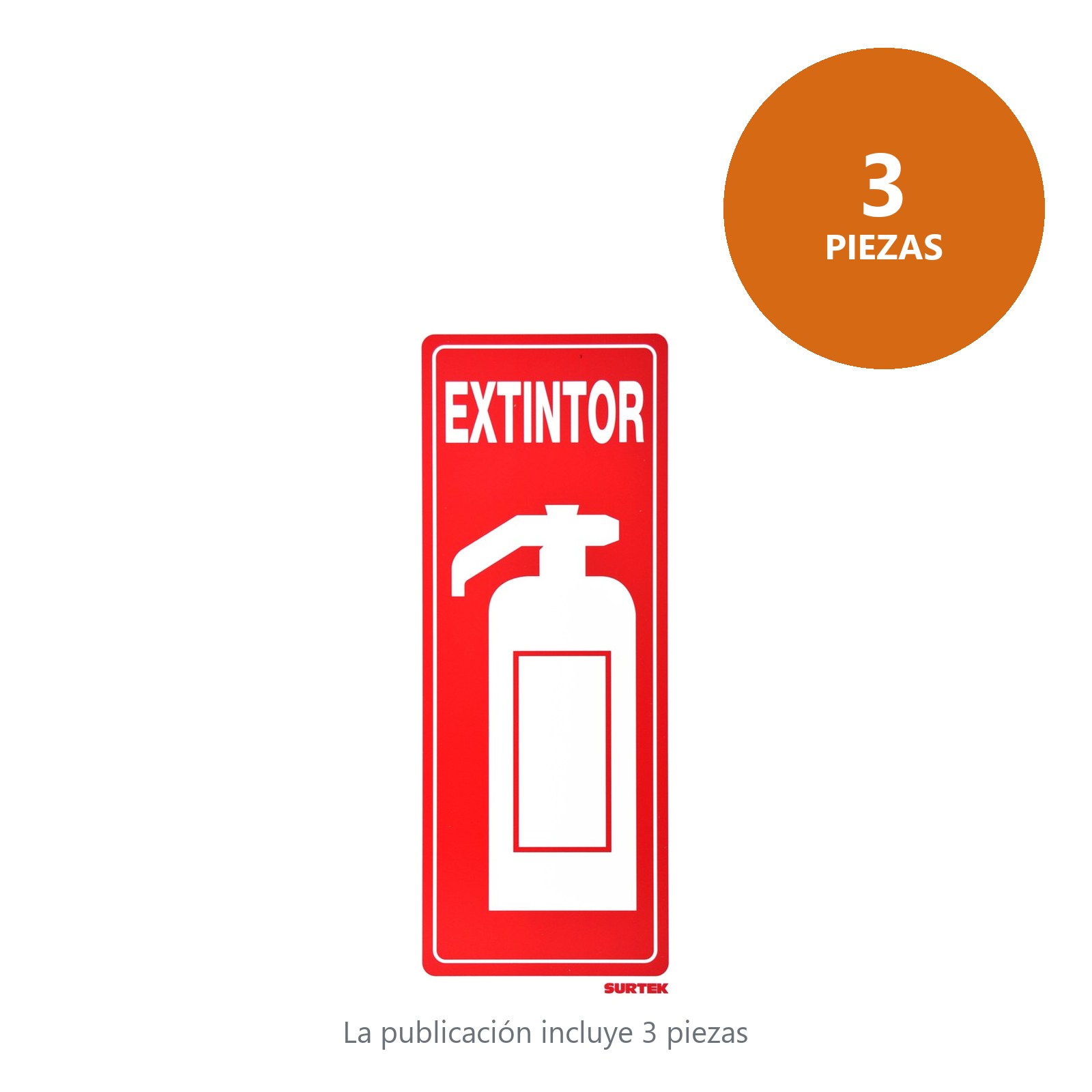Señal "Extintor" vertical Surtek - Imagen 2