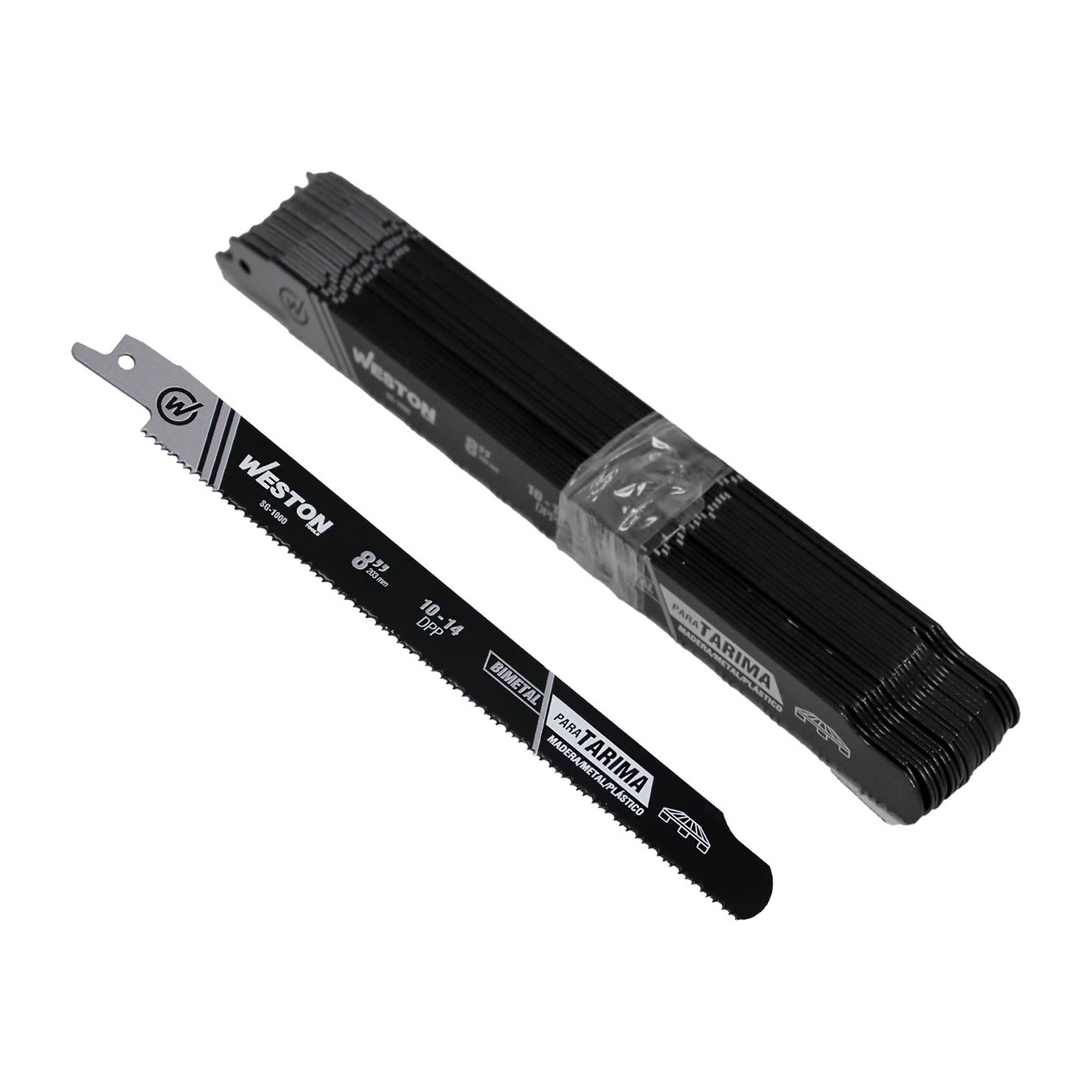 SEGUETA SABLE BIMETALICA DESARMADORA DE TARIMAS 8" 10/14DPP (JGO C/25 PZS) - Imagen 3