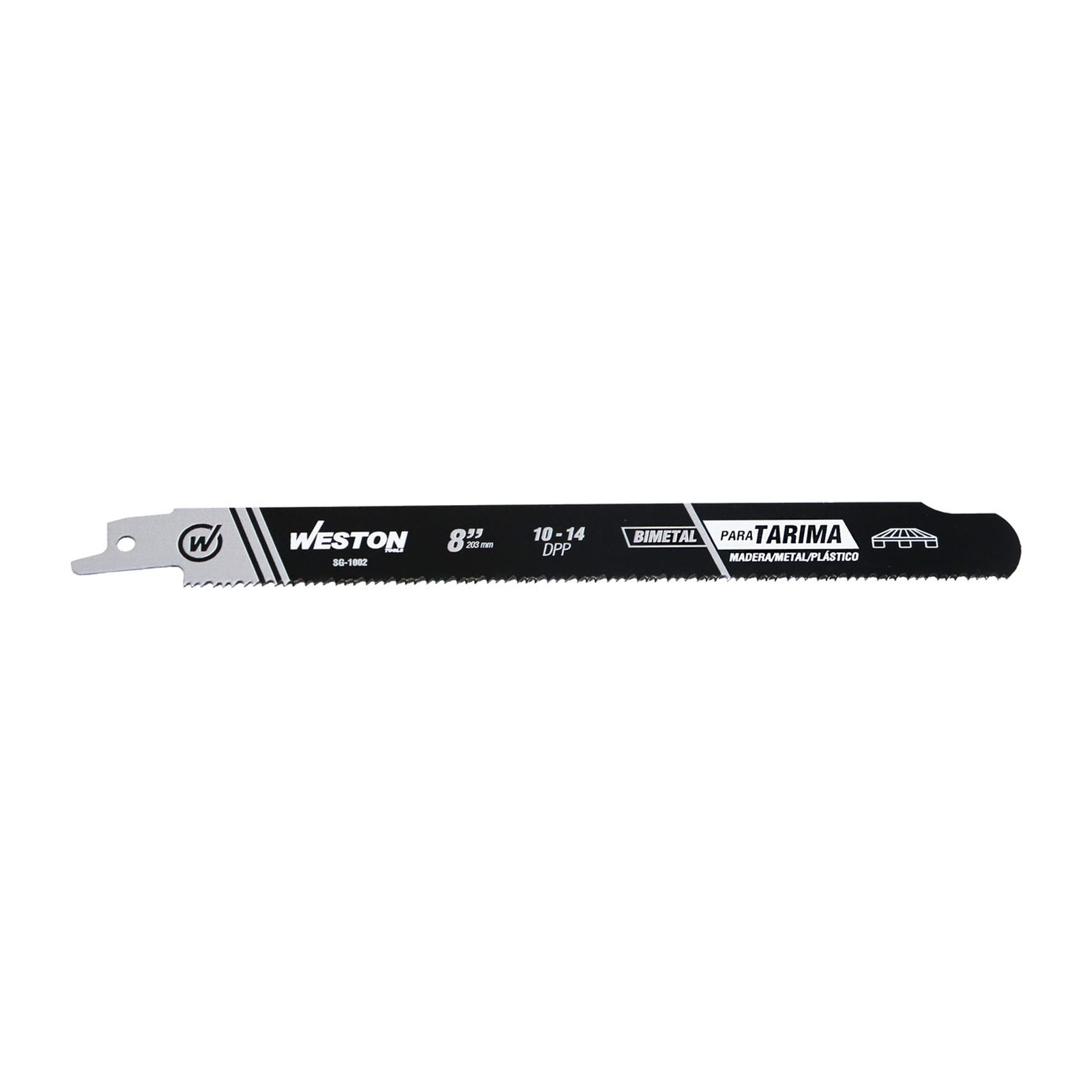 SEGUETA SABLE BIMETALICA DESARMADORA DE TARIMAS 8" 10/14DPP (JGO C/5 PZS) - Imagen 2