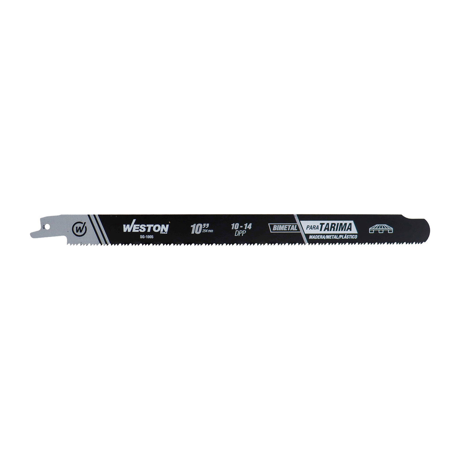 SEGUETA SABLE BIMETALICA DESARMADORA DE TARIMAS 10" 10/14DPP (JGO C/25 PZS) - Imagen 2
