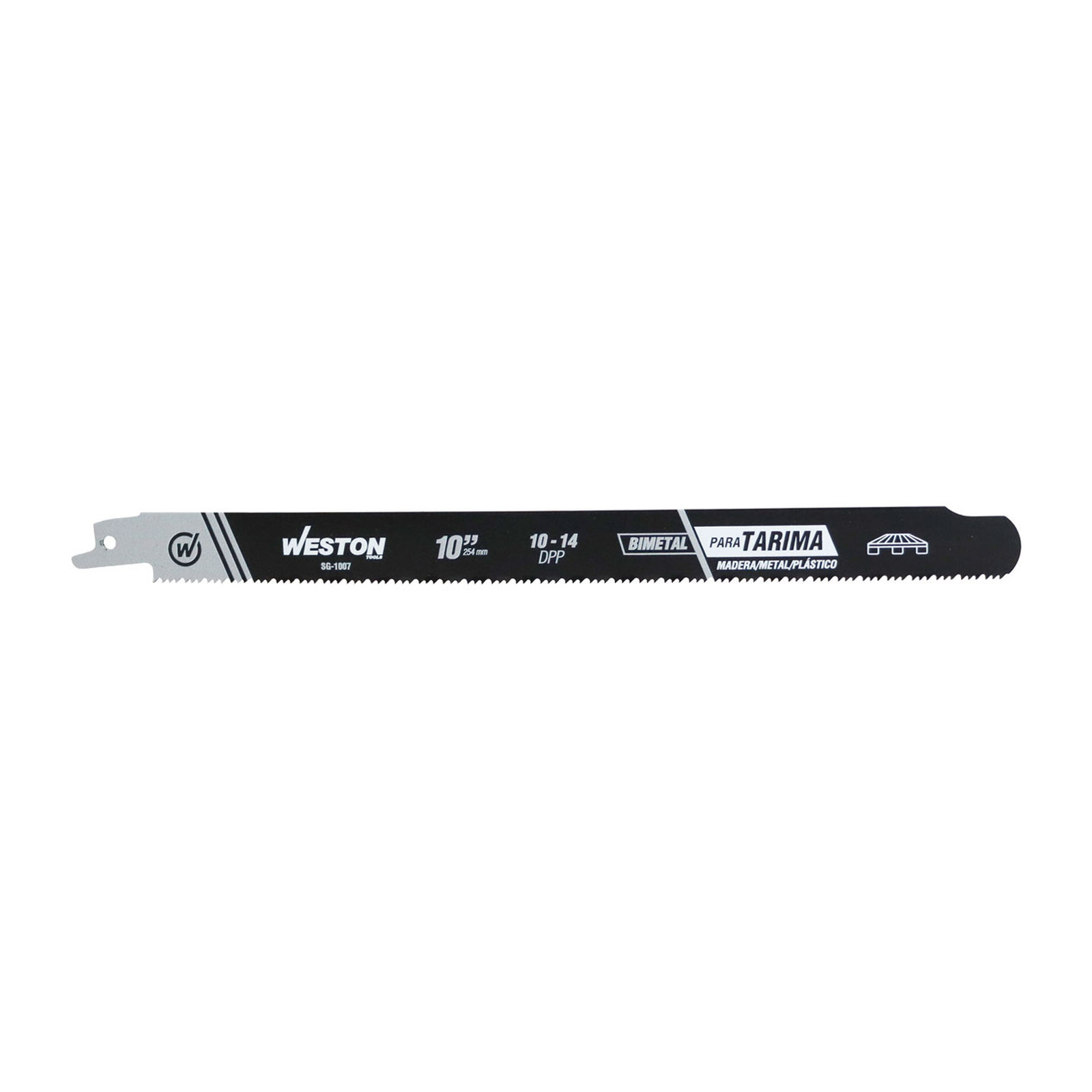 SEGUETA SABLE BIMETALICA DESARMADORA DE TARIMAS 10" 10/14DPP (JGO C/5 PZS) - Imagen 2
