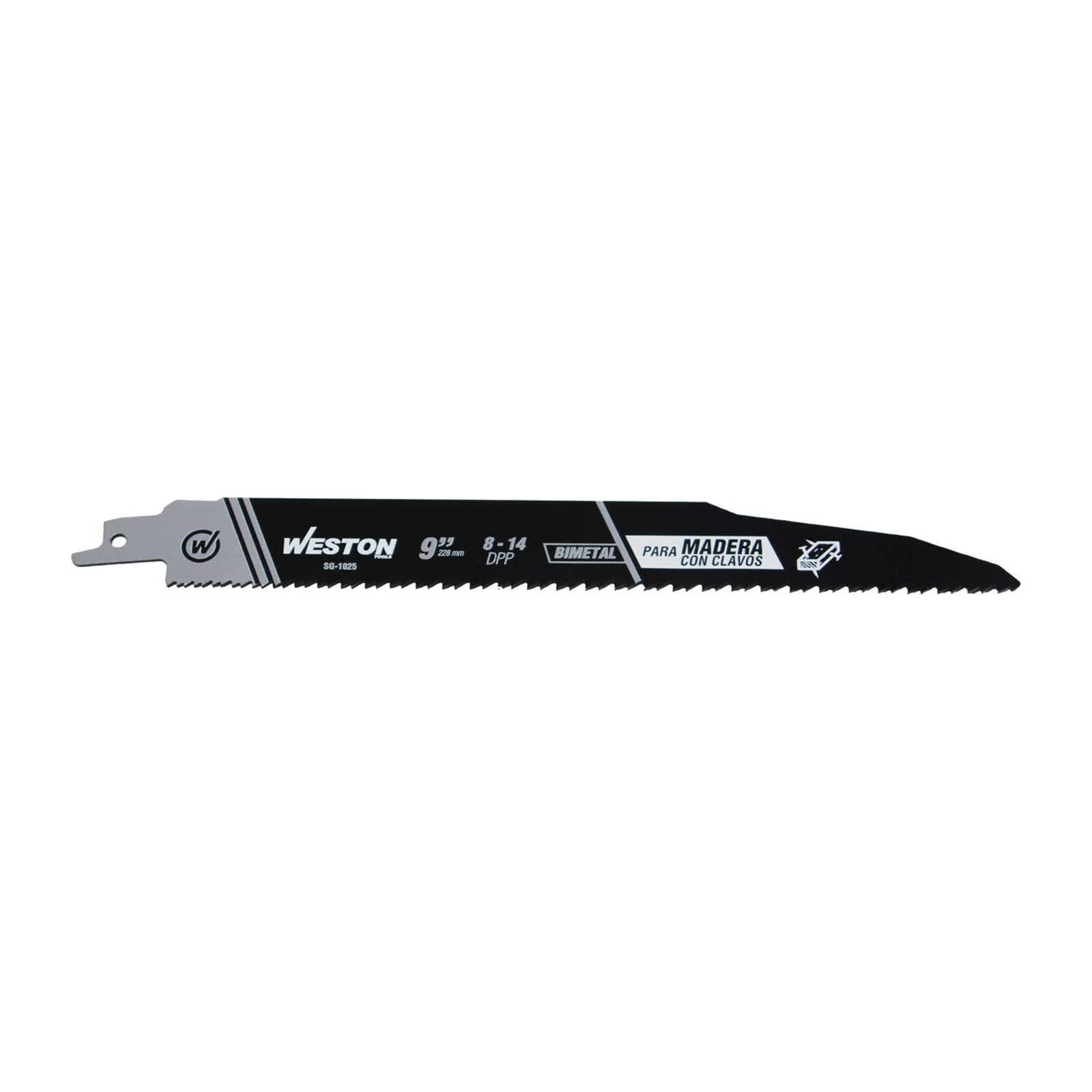SEGUETA SABLE BIMETALICA 9" 8/14DPP (JGO C/5 PZS) - Imagen 2