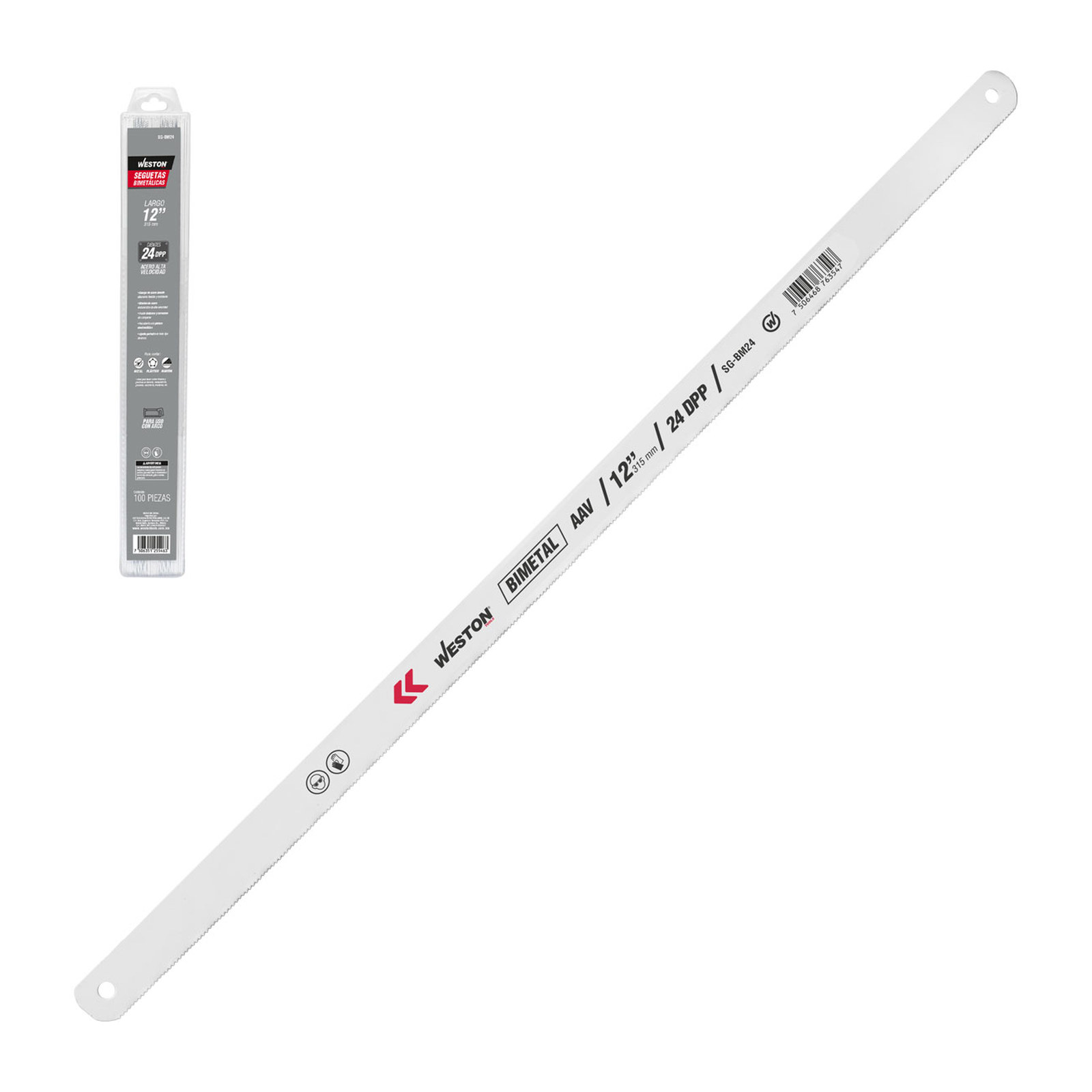 Segueta Bimetal 24 TPI Alta Velocidad WESTON