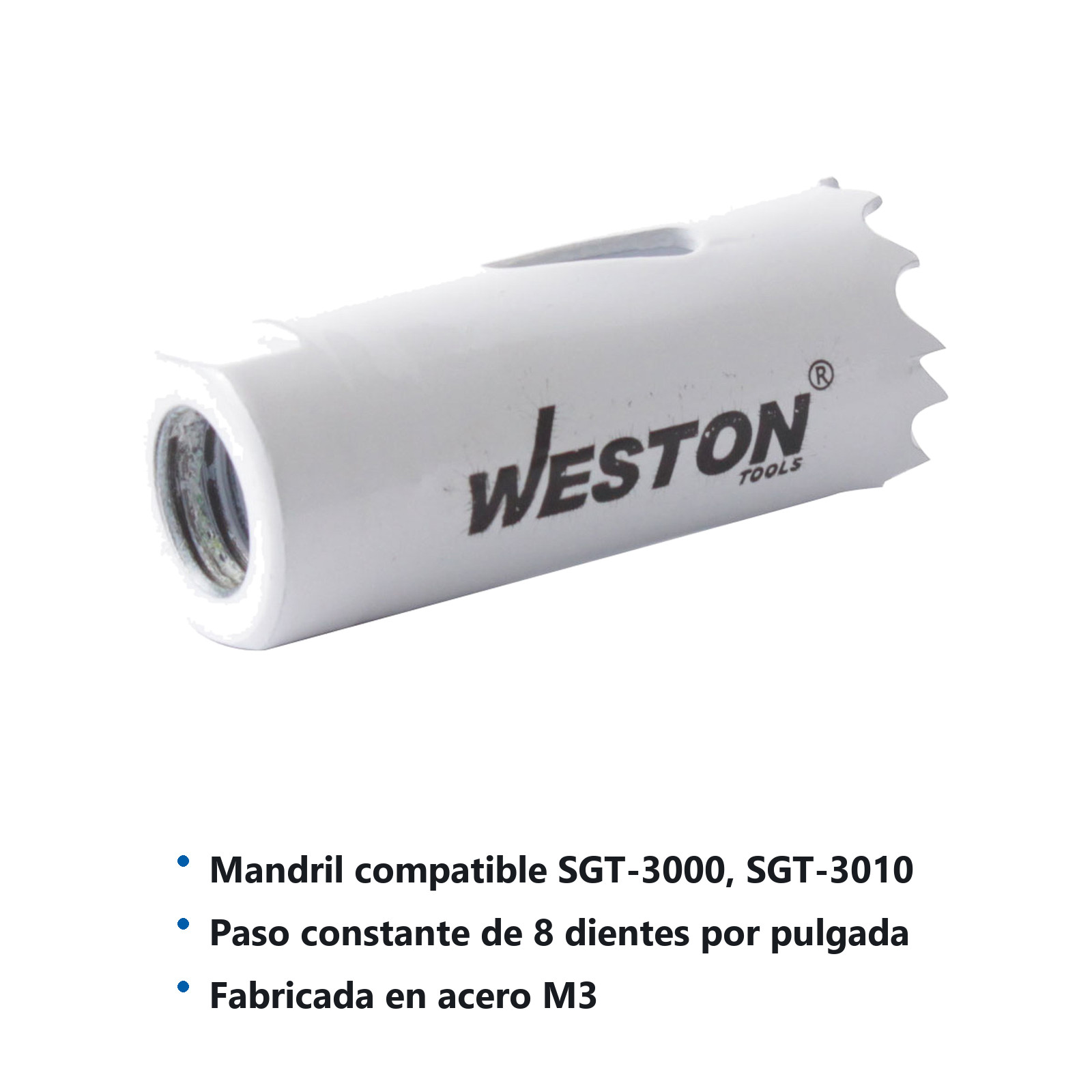 SIERRATASA BIMETALICA ACERO 13/16" - Imagen 2