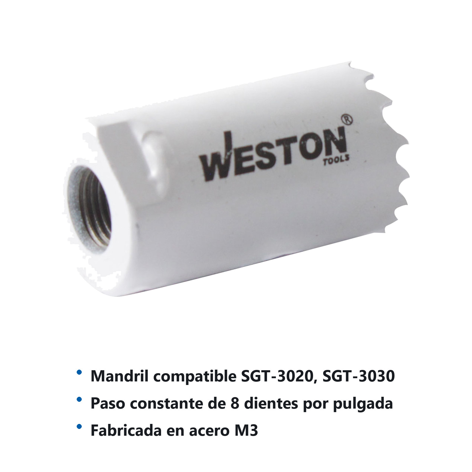 SIERRATASA BIMETALICA ACERO 1-5/8" - Imagen 2