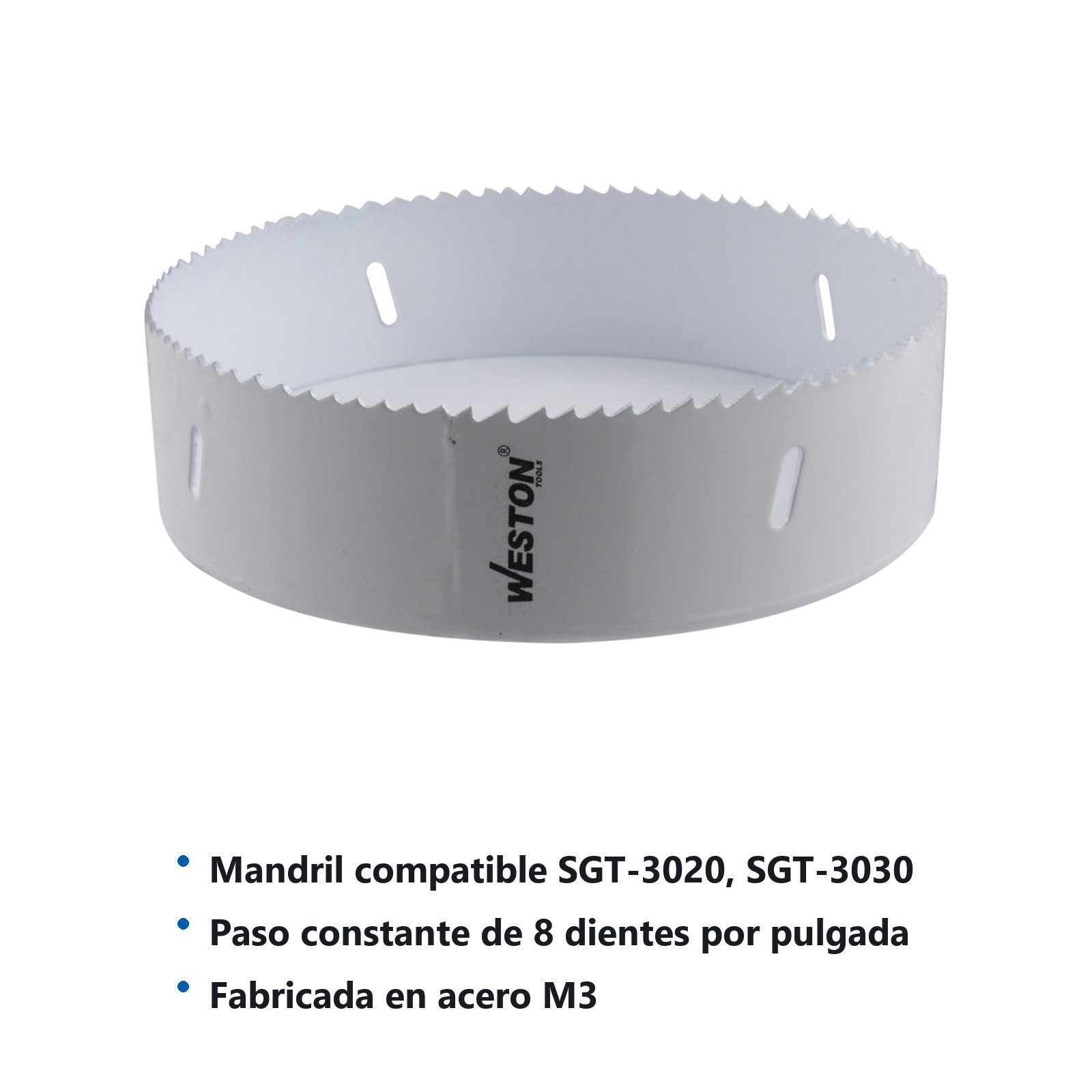 SIERRATASA BIMETALICA ACERO 6" - Imagen 2