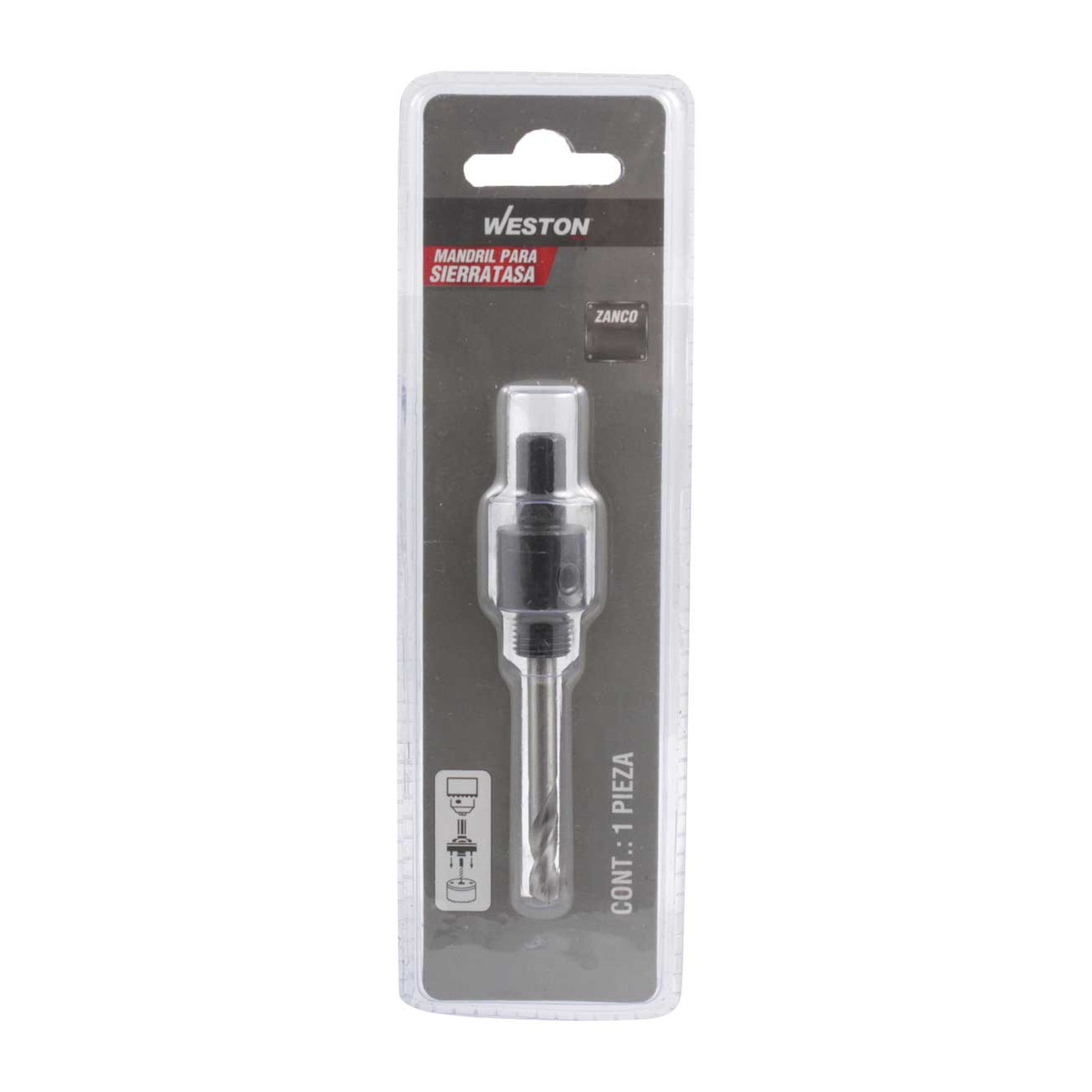 MANDRIL P/SIERRATASA ZANCO 3/8" RANGO 9/16" A 1-3/16" - Imagen 2