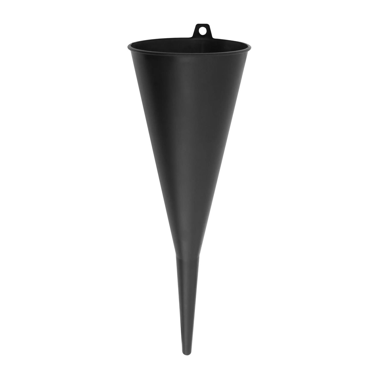 Embudo Plástico Cuello Largo 18" Negro - Paquete 15 Piezas