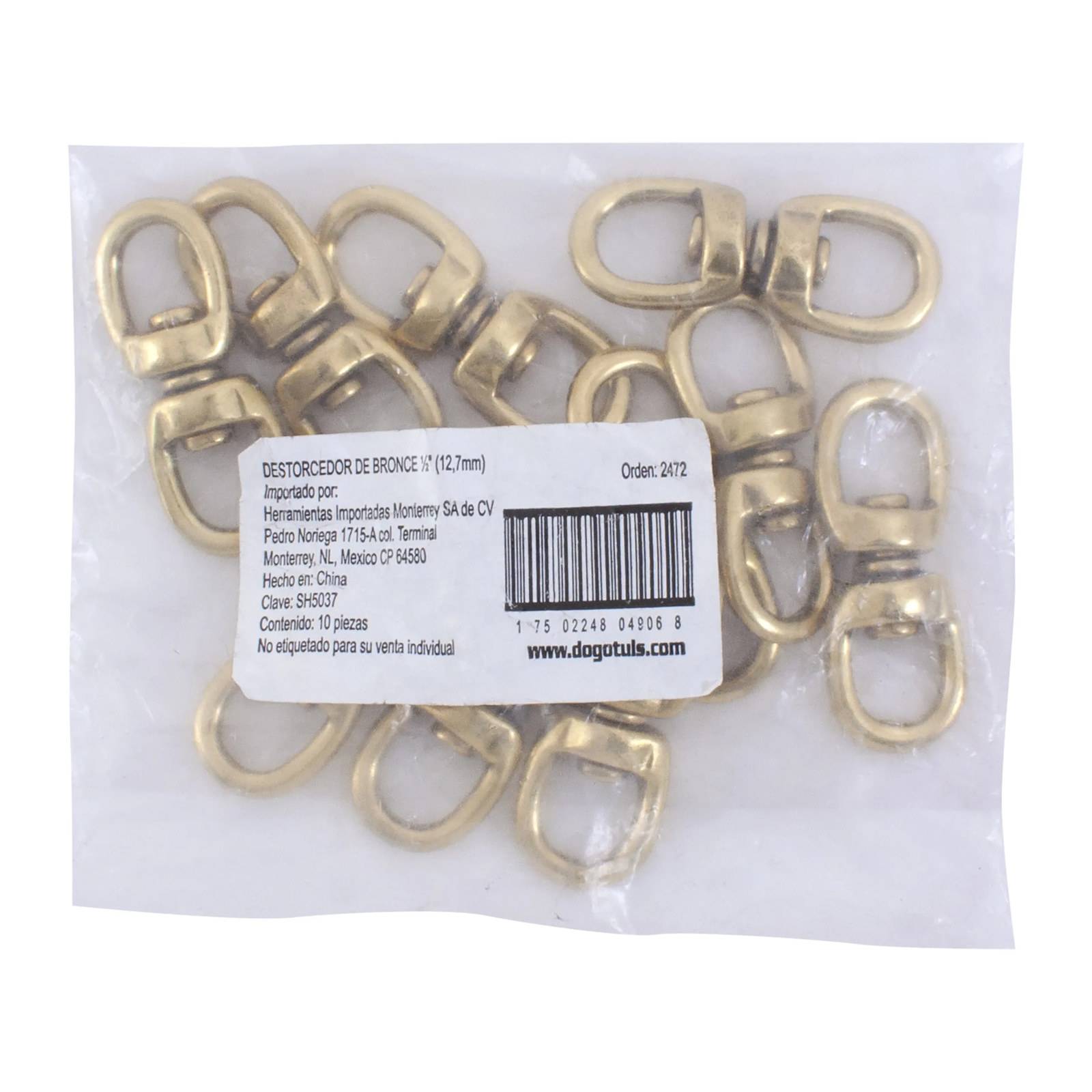 Destorcedor de Latón Sólido 1/2" - Imagen 4