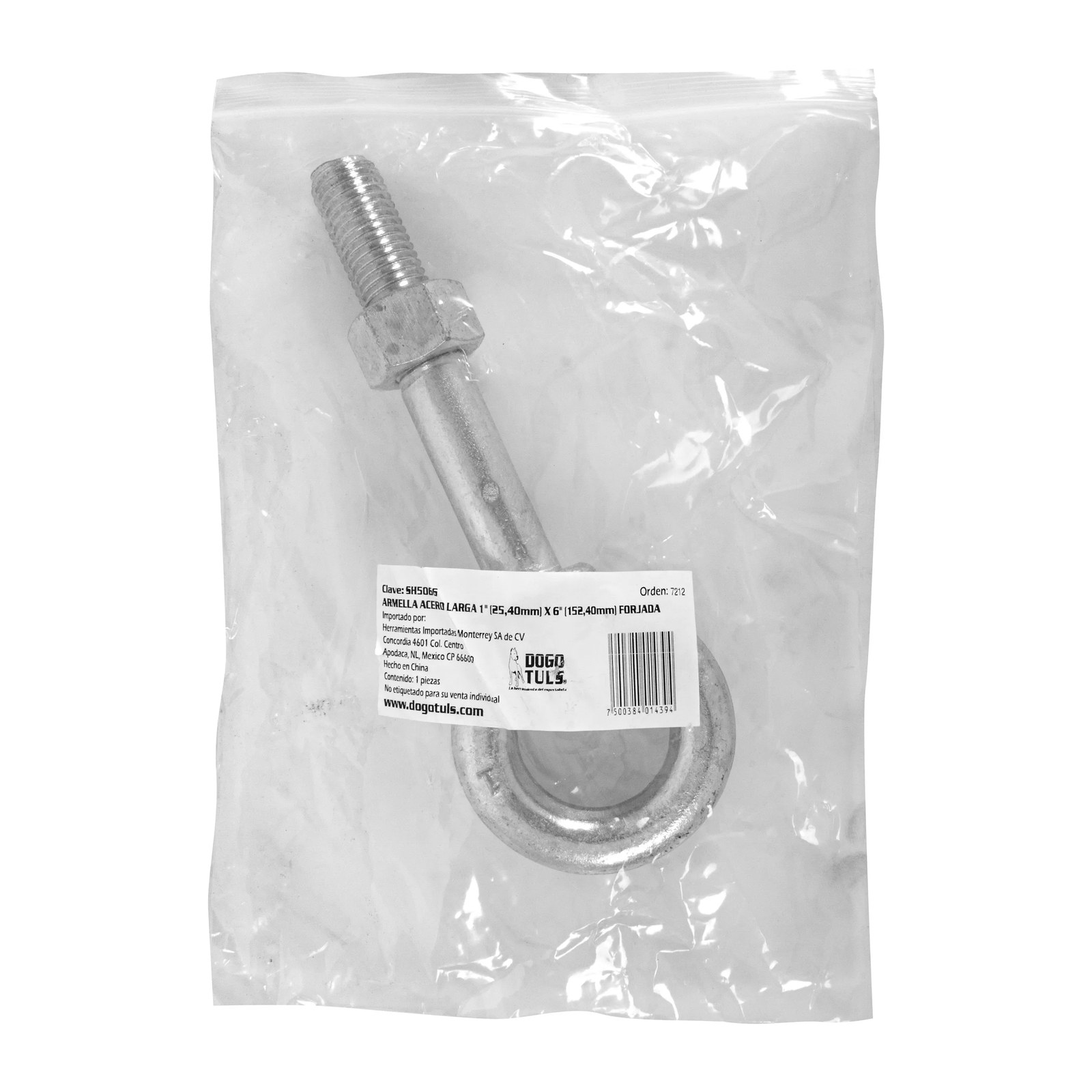 ARMELLA ACERO LARGA 1 X 6 FORJADA - Imagen 3