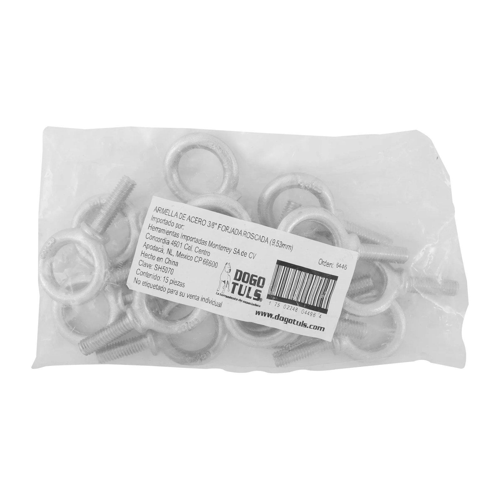 Armella Corta de Acero Forjado 3/8" x 1-1/4" - Imagen 4