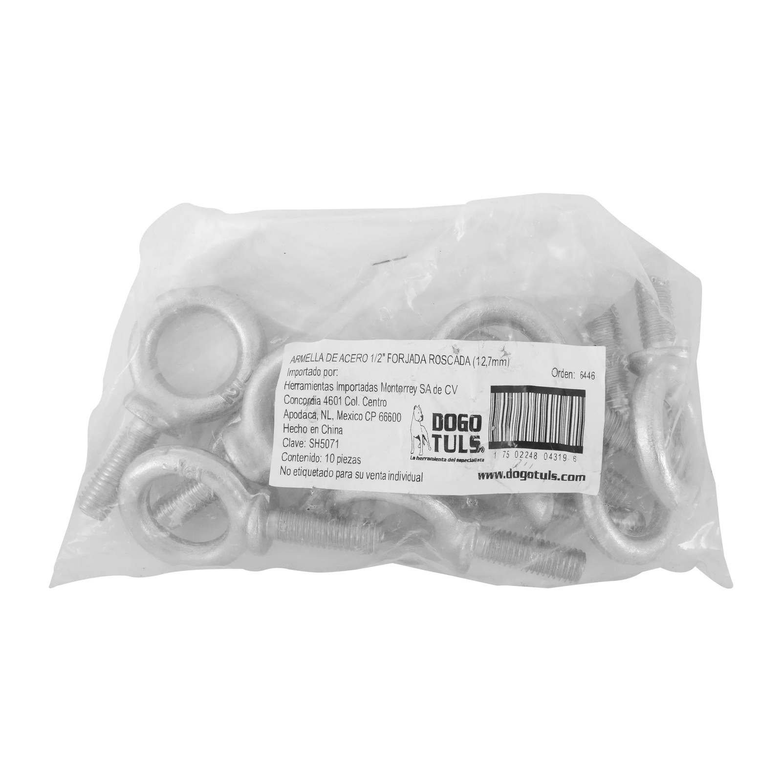 Armella Corta de Acero Forjado 1/2" x 1-1/2" - Imagen 4
