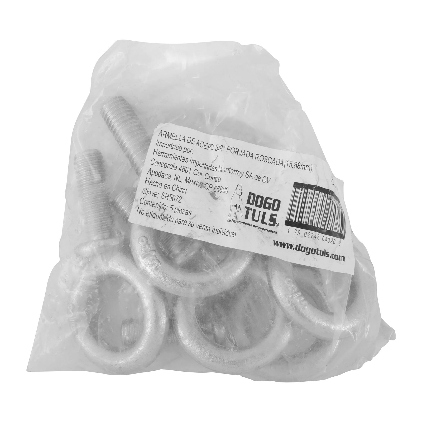 Armella Corta de Acero Forjado 5/8" x 1-3/4" - Imagen 4