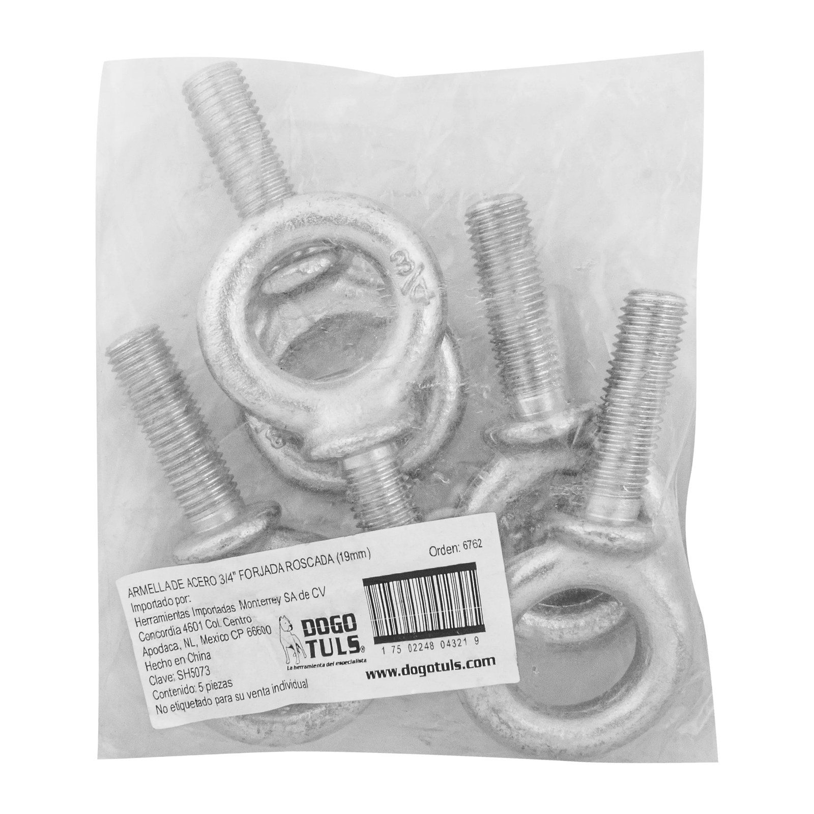 Armella Corta de Acero Forjado 3/4" x 2-1/2" - Imagen 4
