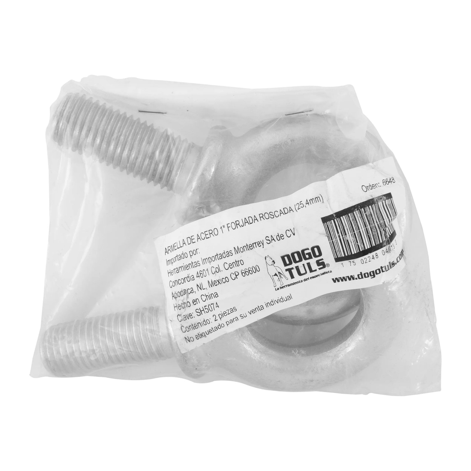 Armella Corta de Acero Forjado 1" x 2-1/2" - Imagen 4