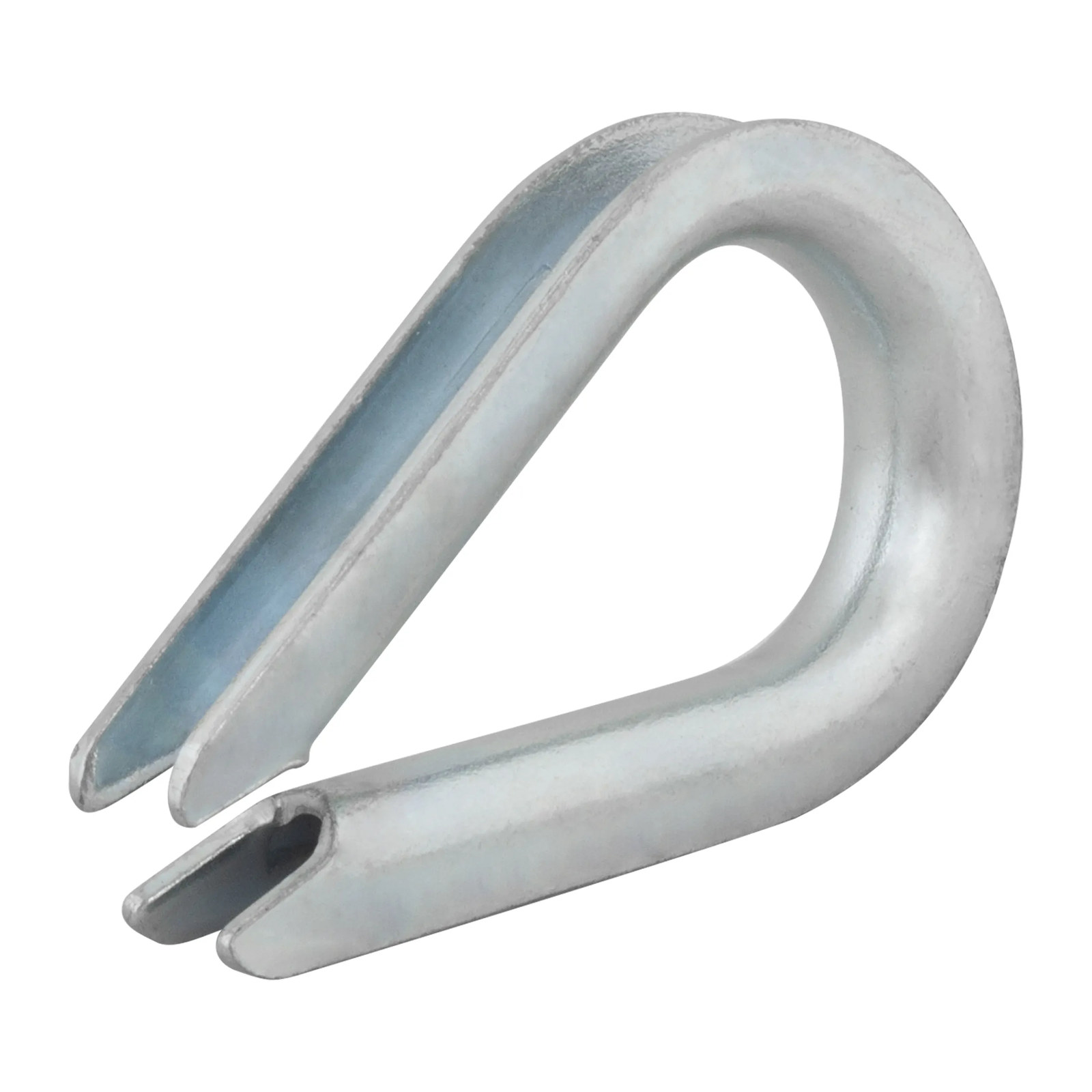 Cuello Galvanizado 1/8" para Cable de Acero - Paquete 25 Piezas