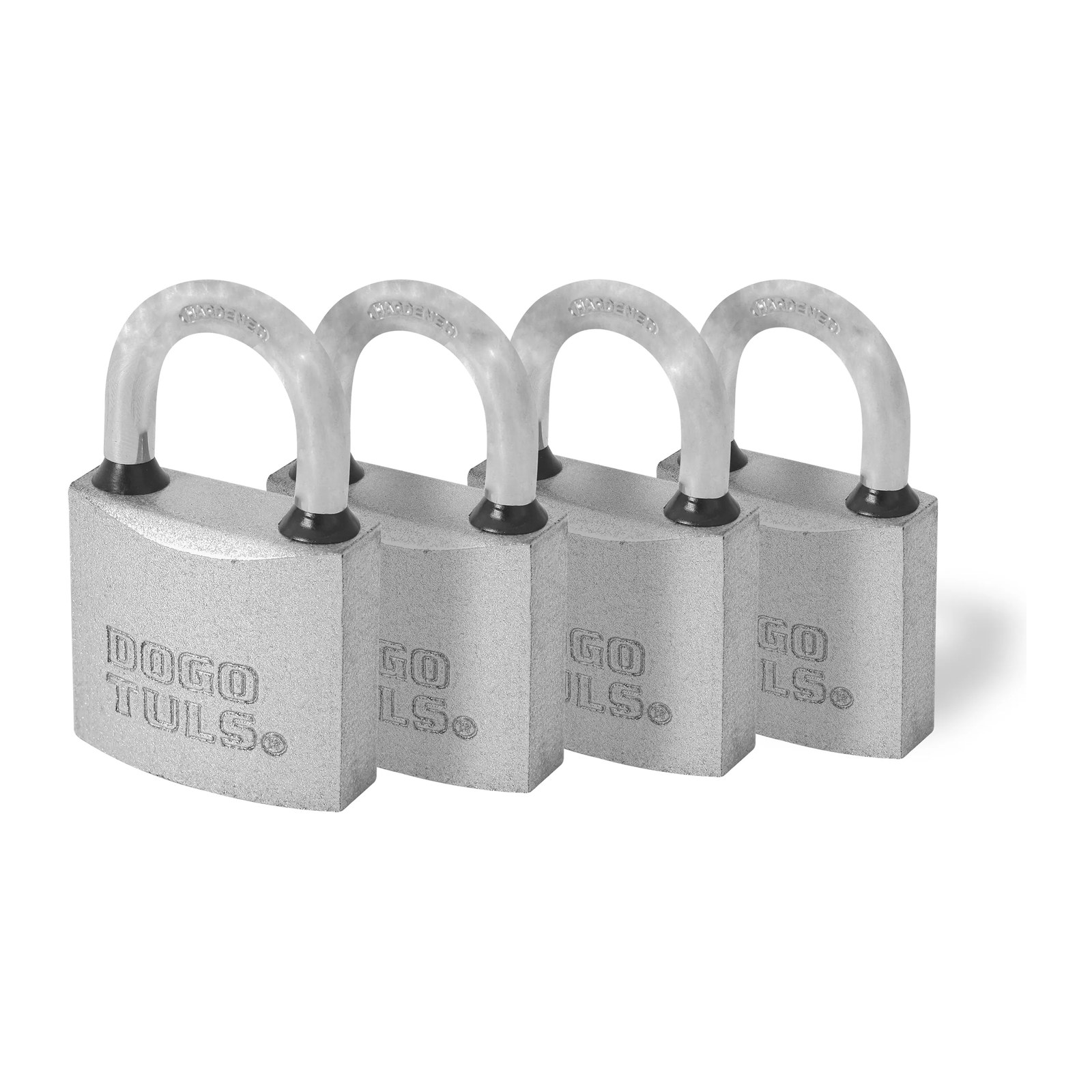 Candado de Hierro 38 mm Gancho Corto Juego 4 pz - Imagen 2