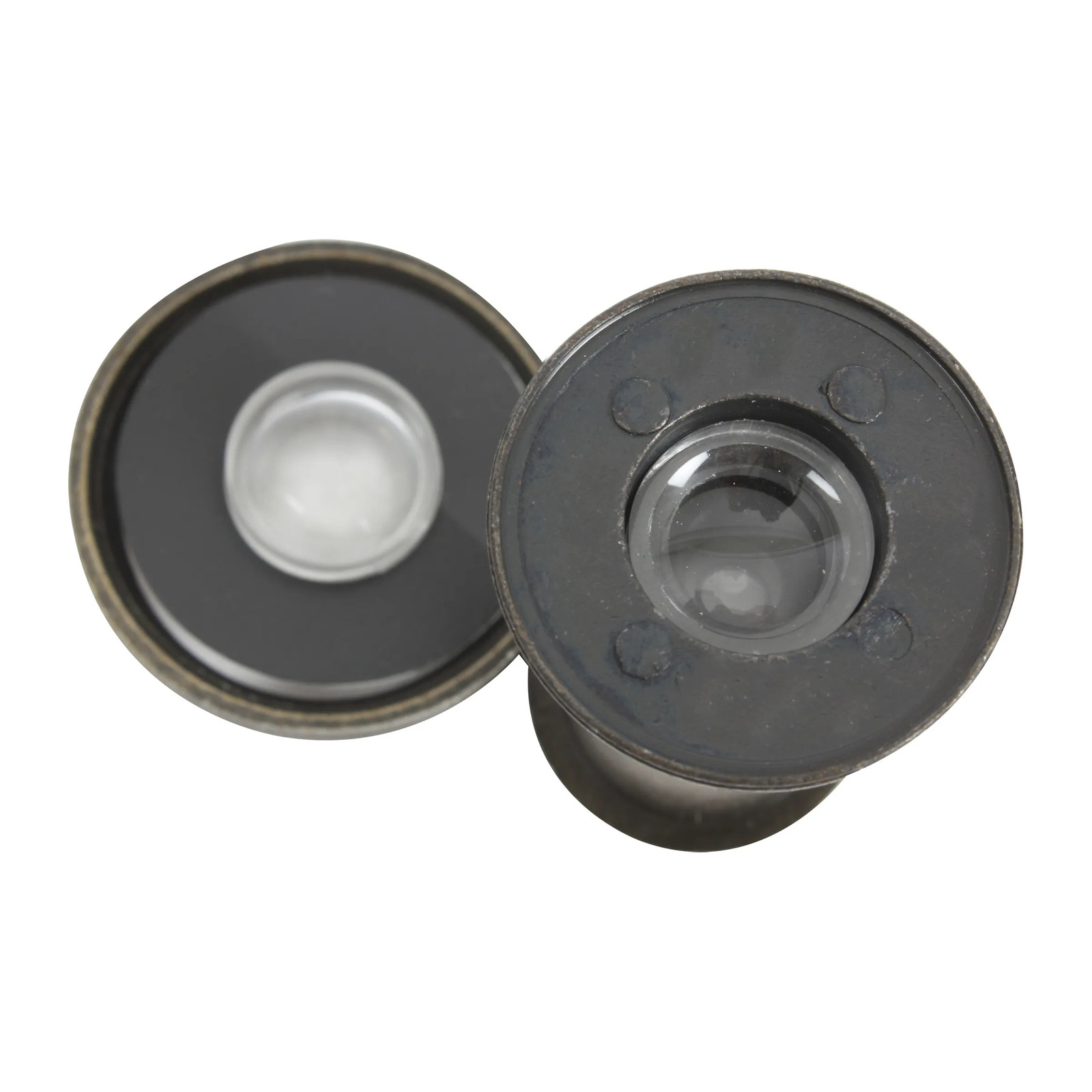 Mirilla de Zinc Cobre Antiguo 180° - Imagen 2