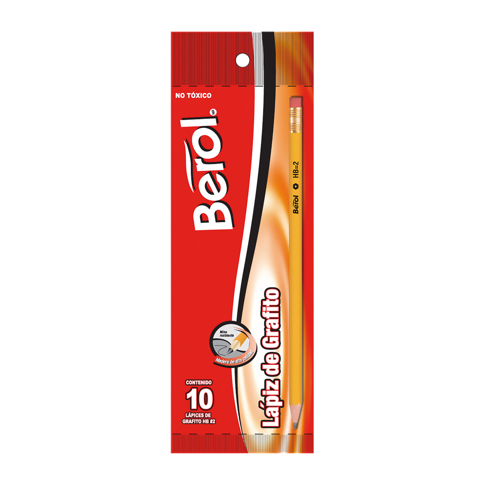 LAPICES DE GRAFITO BEROL (CAJA C/10 - PRECIO X CAJA)