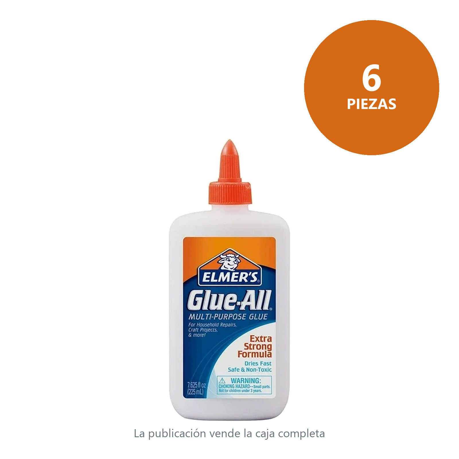 PEGAMENTO MULTIUSOS ELMER'S GLUE-ALL 225 ML (CAJA C/6 - PRECIO X PZA) - Imagen 2