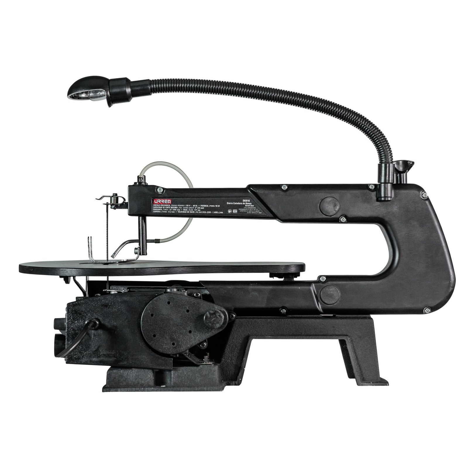 Sierra caladora de banco 16" 90 W 120 V, 1600 RPM Urrea - Imagen 4