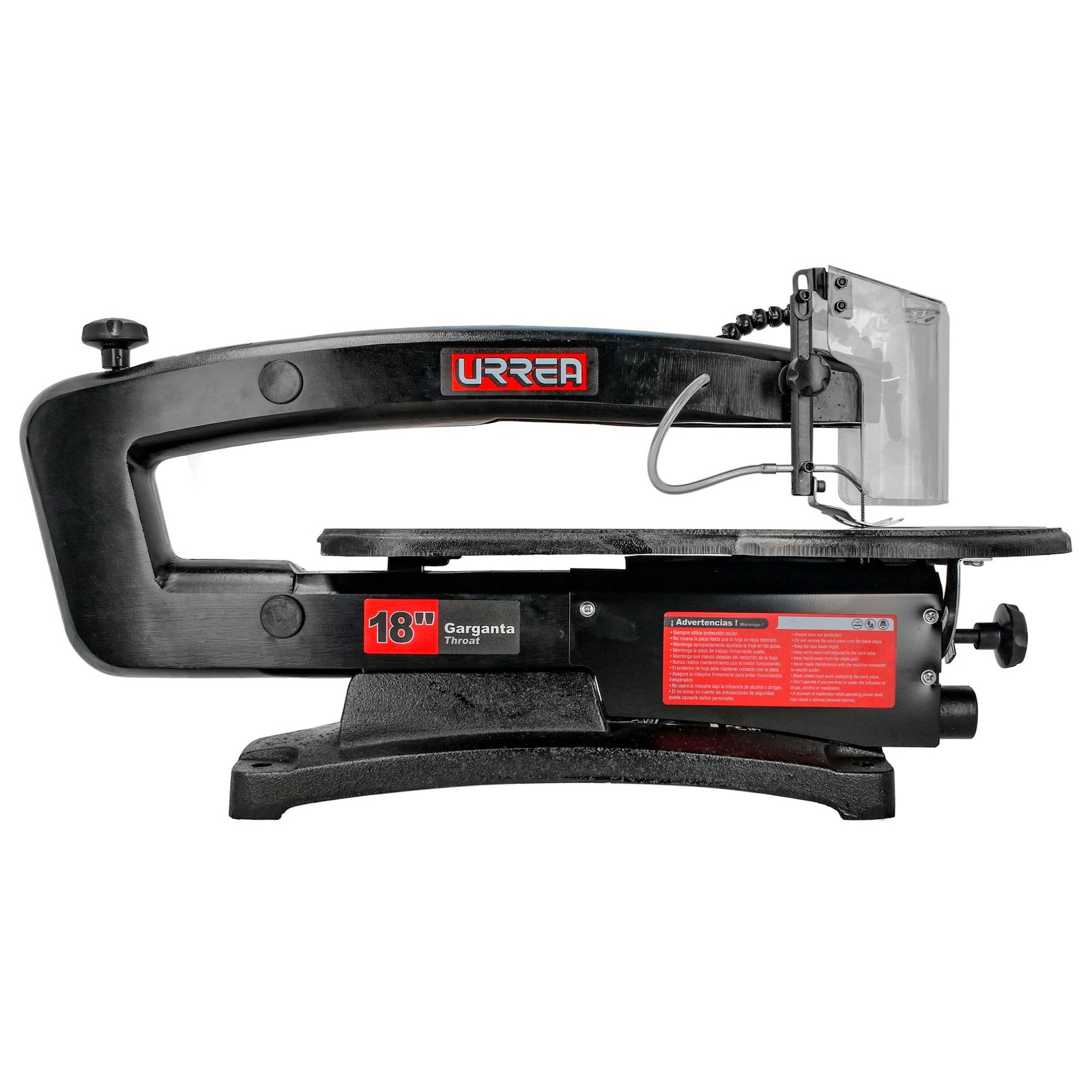 Sierra caladora de banco 18" 90 W 120 V, 1600 RPM Urrea - Imagen 4