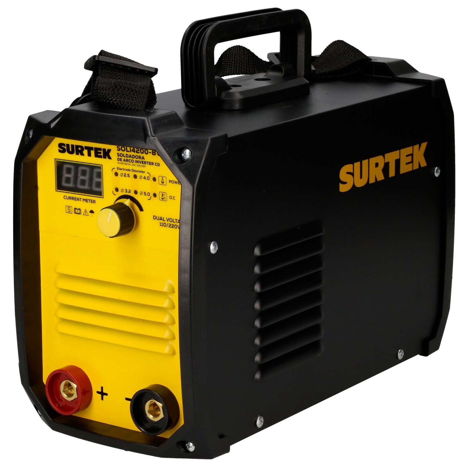 Soldadora inverter para electrodos de 1 fase bi voltaje 110 - 220 V, 200 A Surtek - Imagen 2