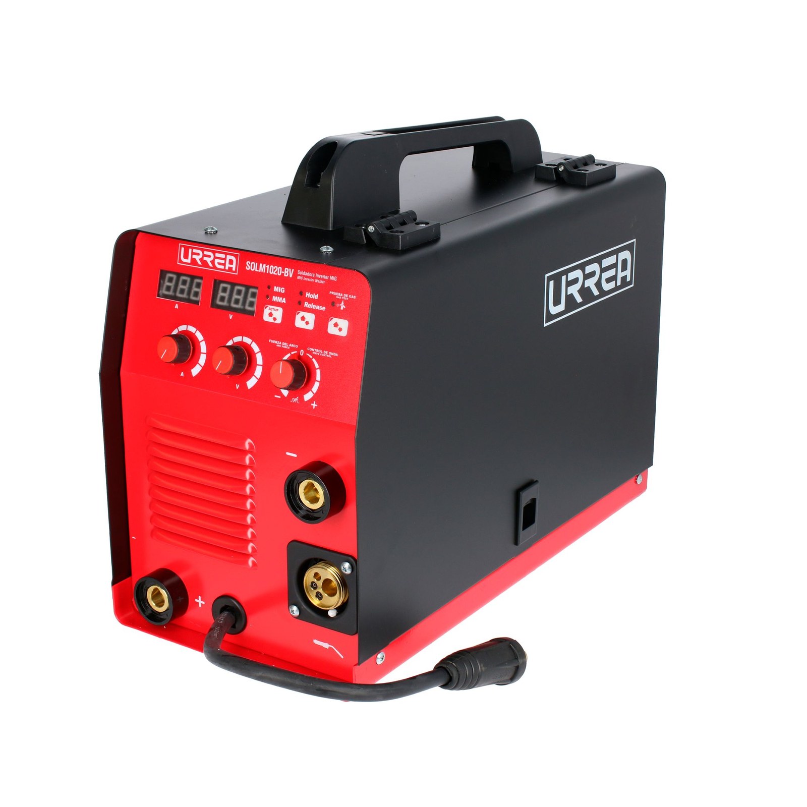 Soldadora inverter para uso con microalambre de 1 fase 110 - 220 V, 200 A Urrea - Imagen 2