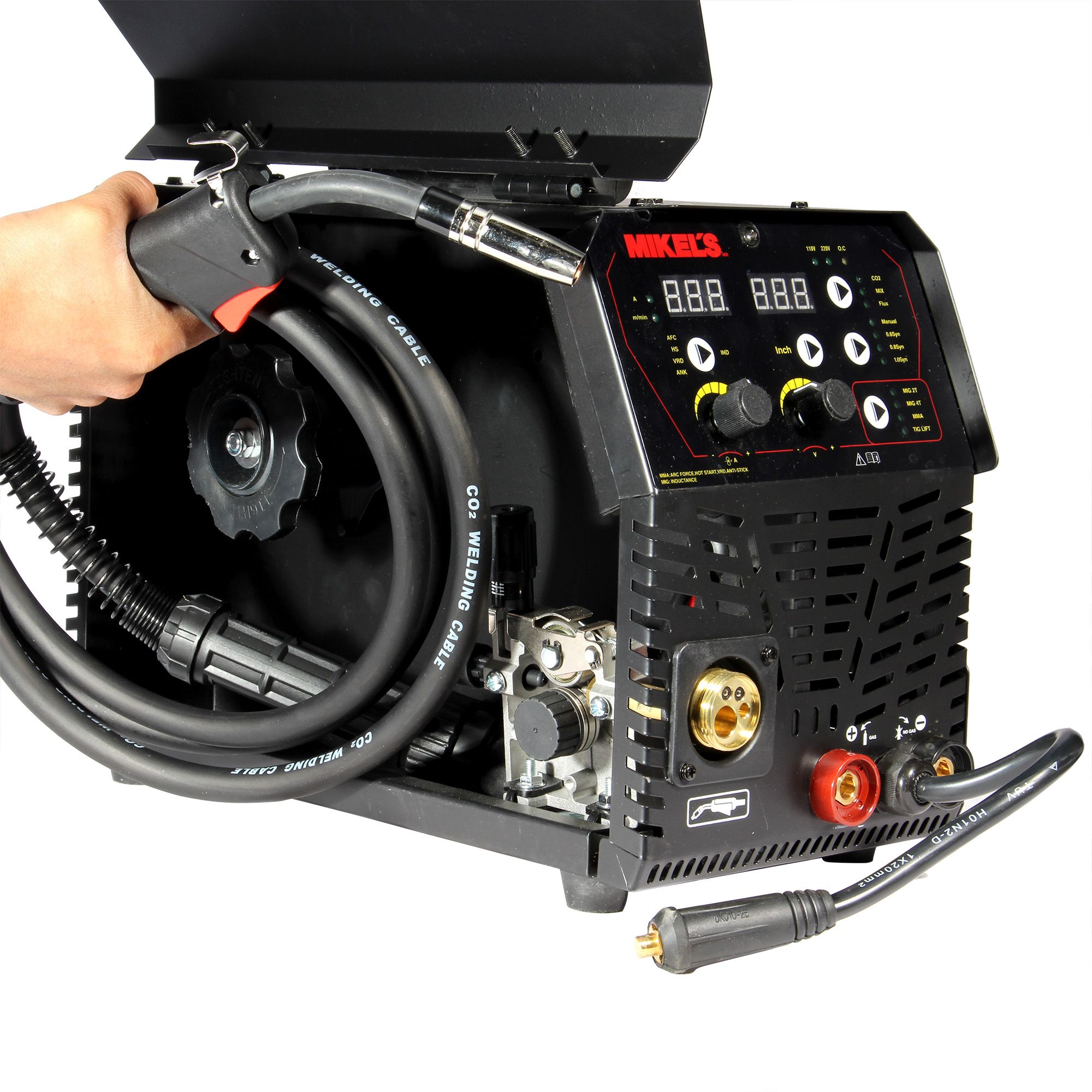 MIKELS SOLMIG-200I Soldadora de micro alambre y electrodo inverter (200 amp) - Imagen 3