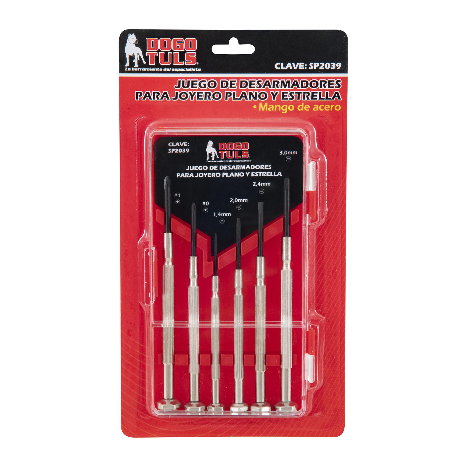 Juego de Desarmadores Tipo Joyero con Mango Metal 6 pzas - Imagen 3
