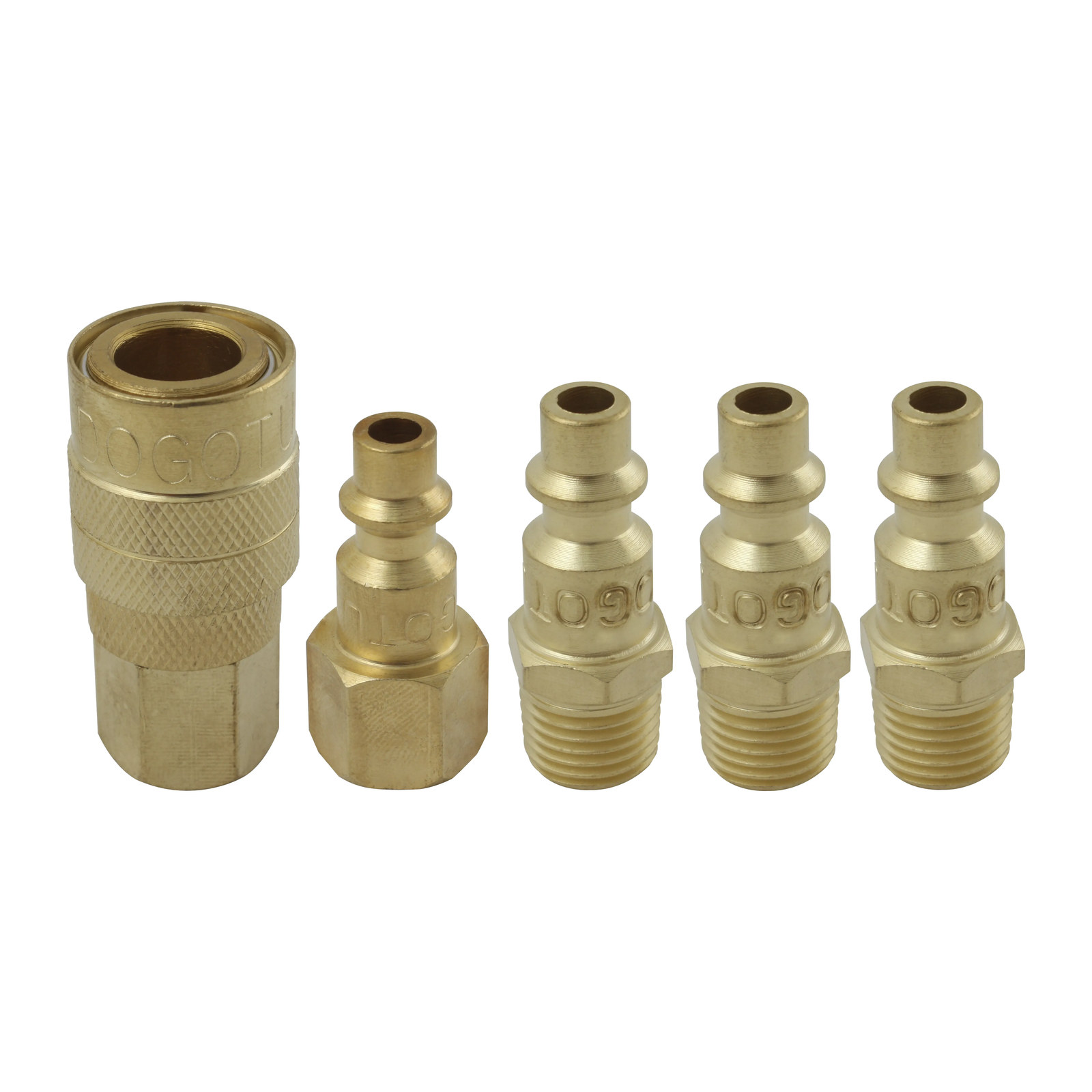 Juego de Conexión Latón 1/4" NPT 5 pzas - Imagen 2