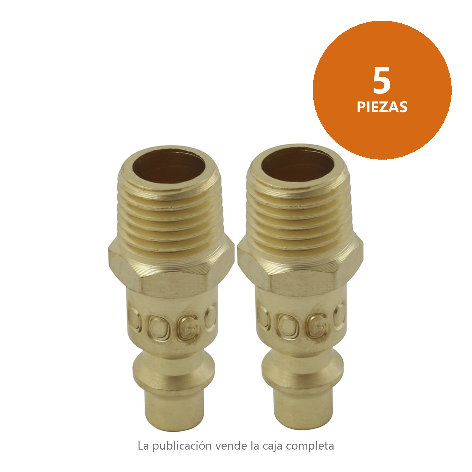 Juego de Conexión Latón 1/4" NPT 5 pzas - Imagen 4