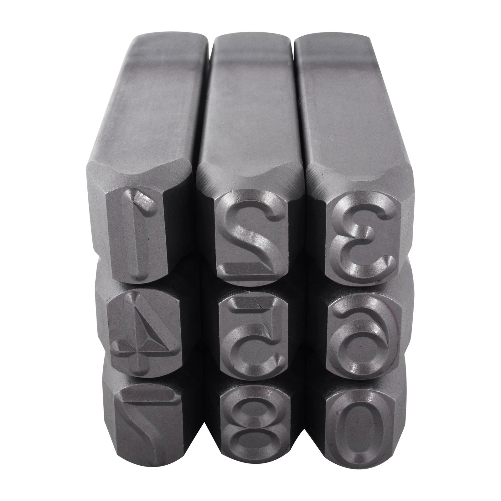 Juego de Números de Golpe de Acero 1/2" (12 mm)
