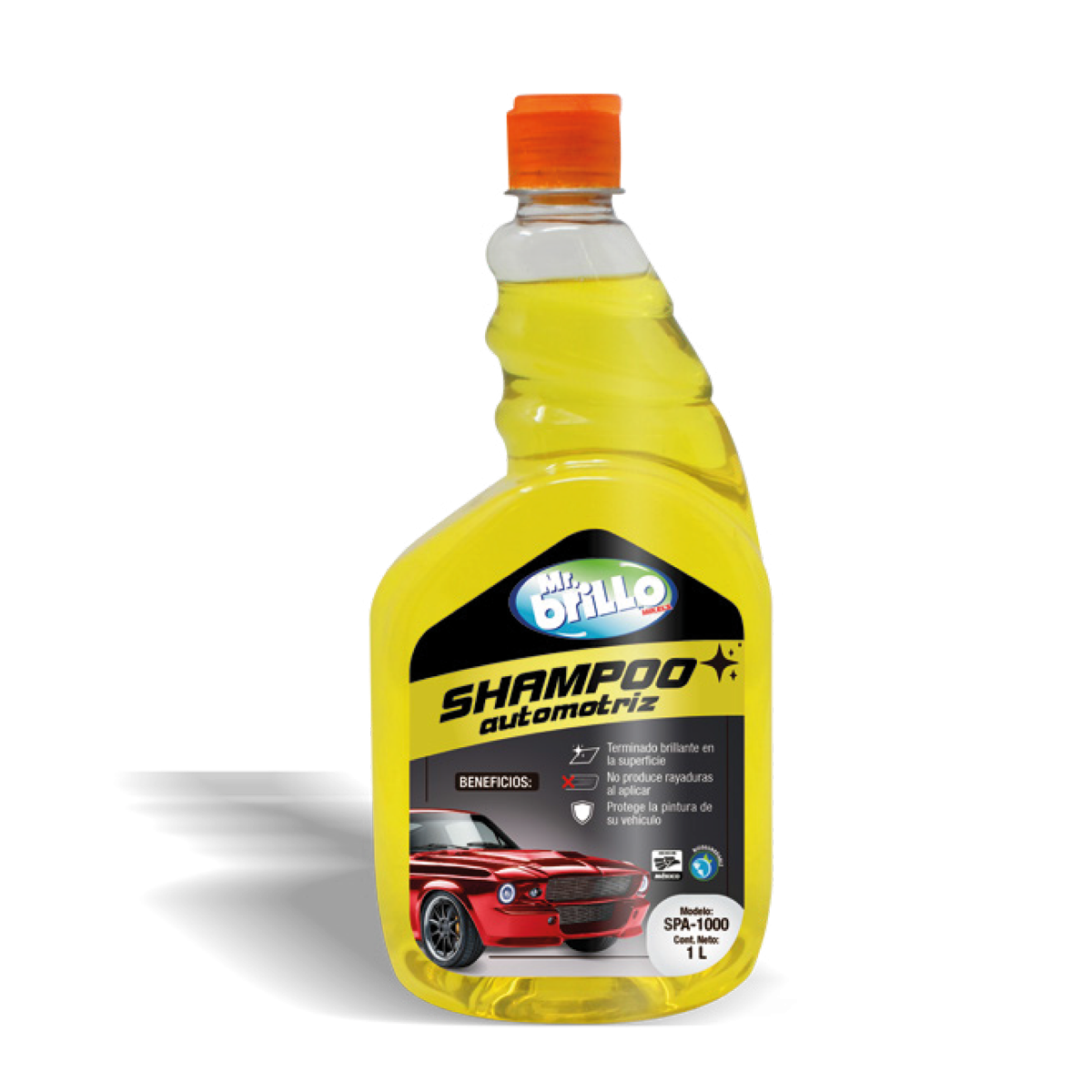 MR. BRILLO SPA-1000 Shampoo para automóvil (1 lt)