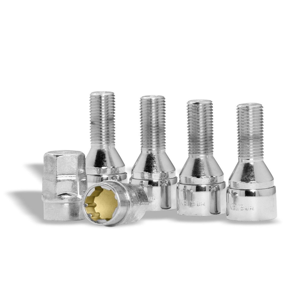 MIKELS SPR-7 Seguros para rines Tuerca (14 mm X 2)