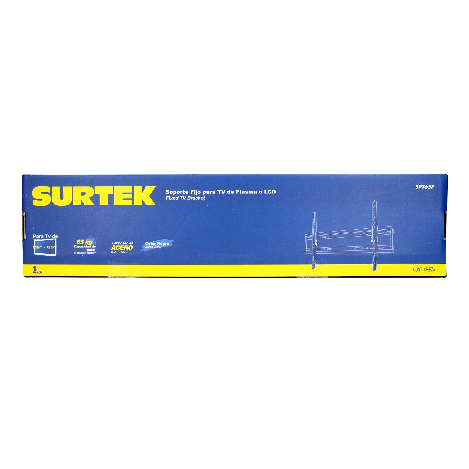 Soporte fijo para TV 26" - 65", 65 kg Surtek - Imagen 3