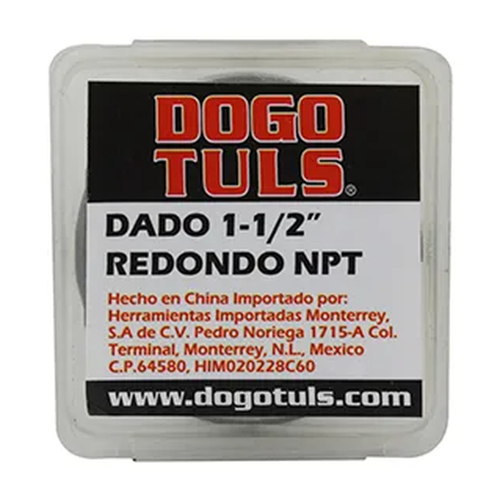 DADO REDONDO 1-1/2 NPT 1/8"-27 TUBO AAC - Imagen 4