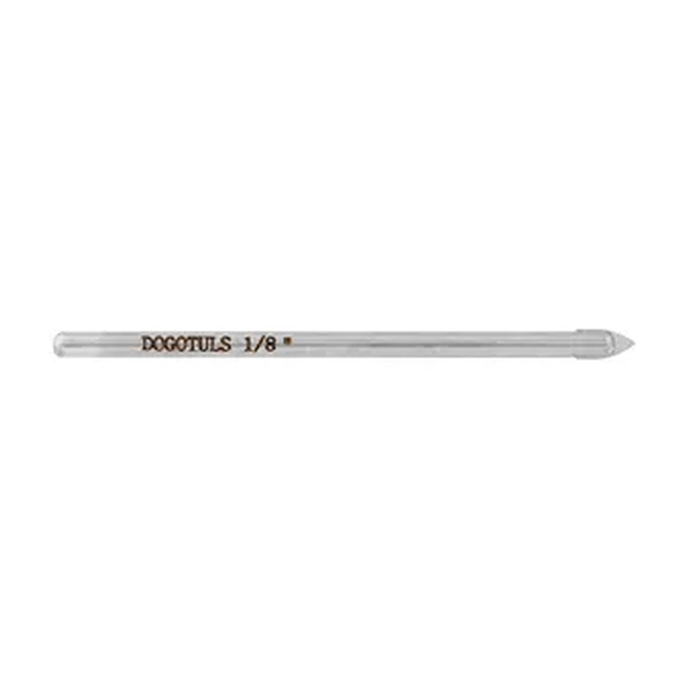 Broca para Vidrio y Cerámica 1/8" Punta Carburo